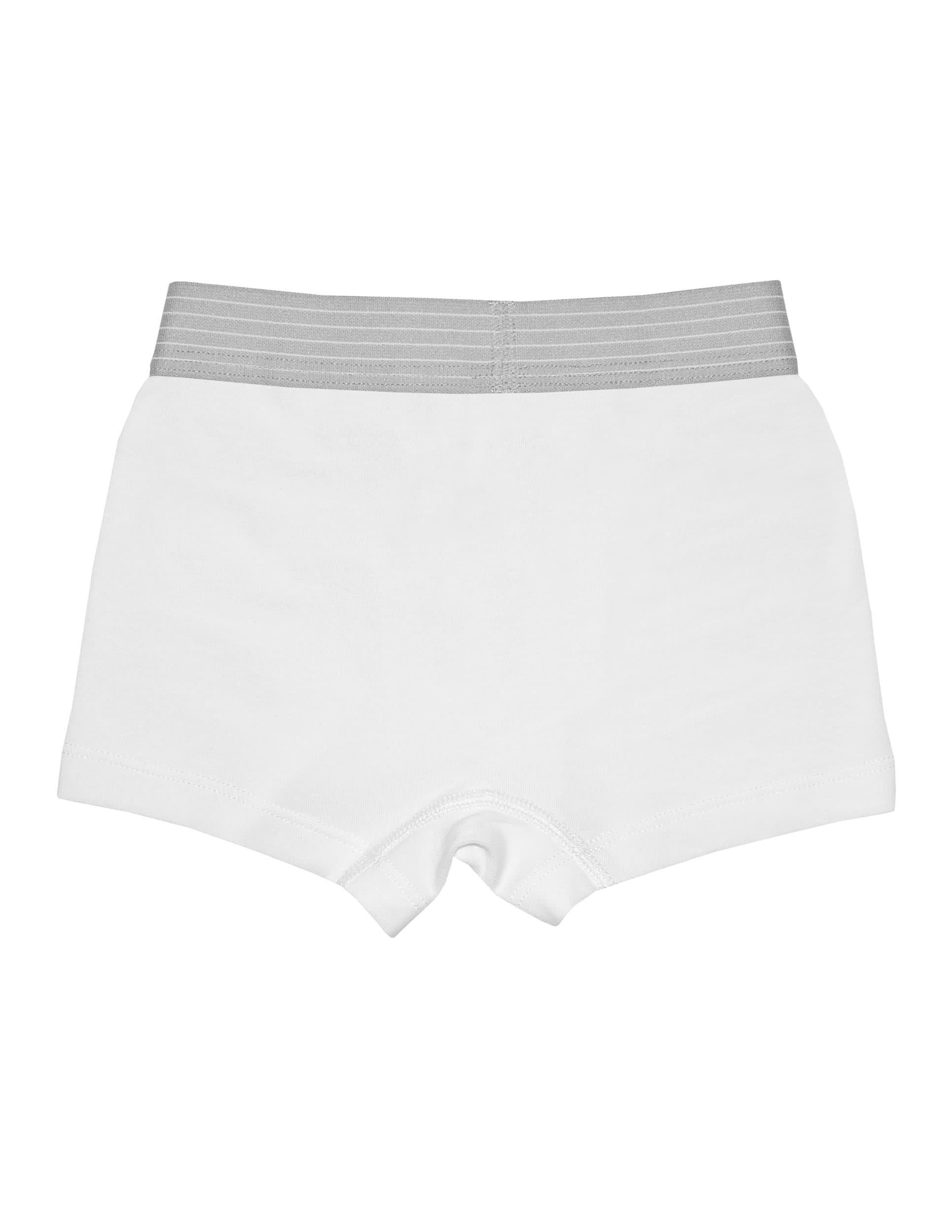 Modern Classic Erkek Çocuk Beyaz Boxer Set 3lü