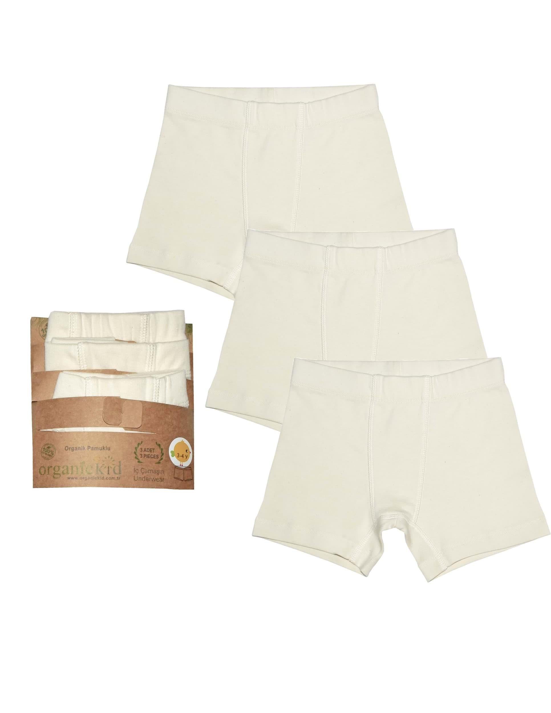 Naturel Erkek Çocuk Boxer Set 3lü