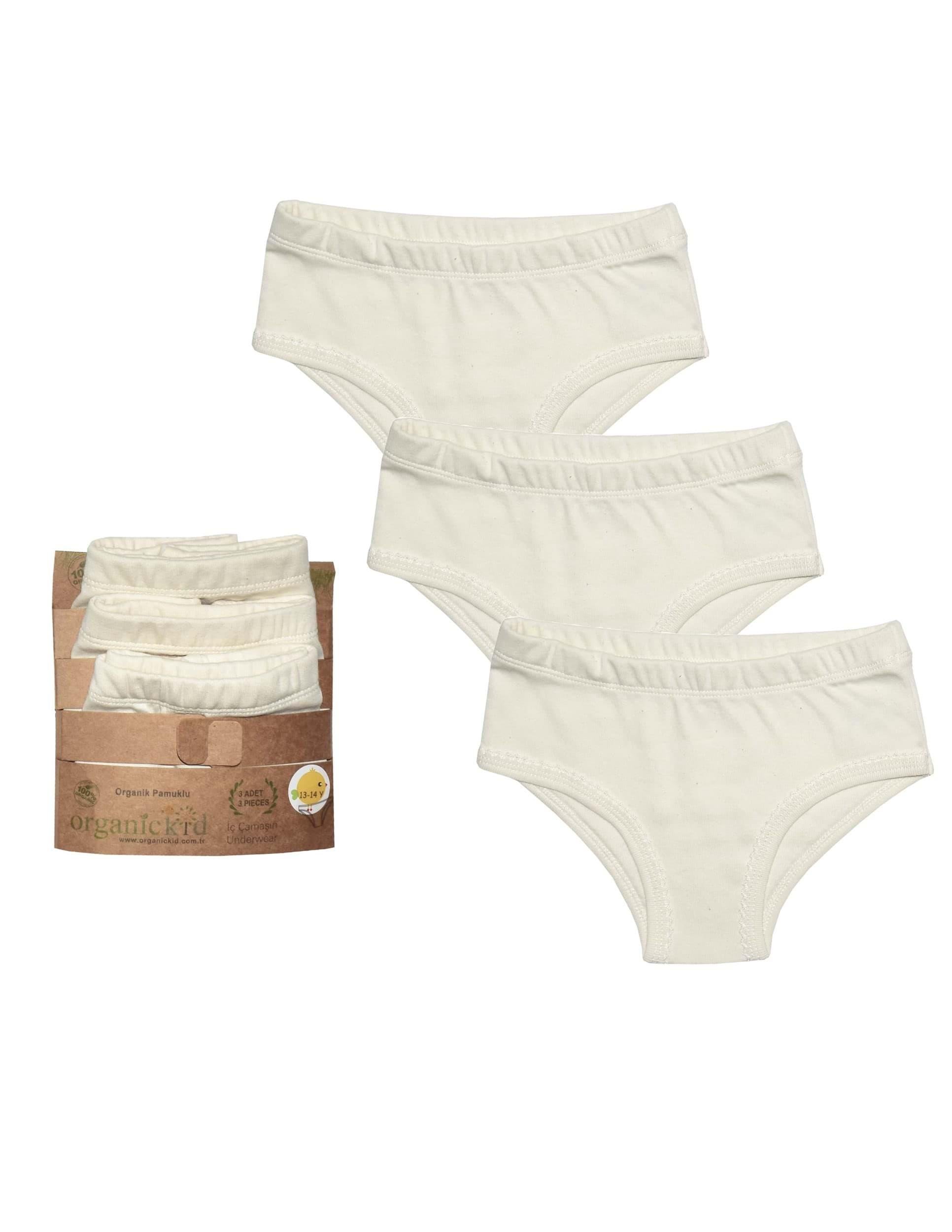 Naturel Kız Çocuk İç Çamaşır Set 3lü