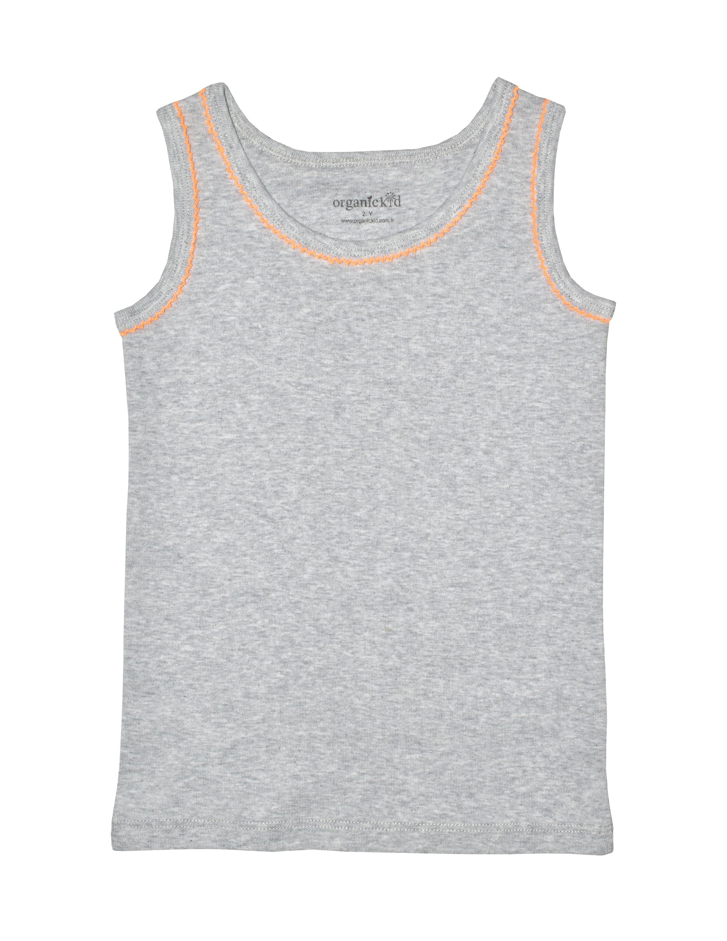 Neon Kız Çocuk Gri Atlet Seti 3lü