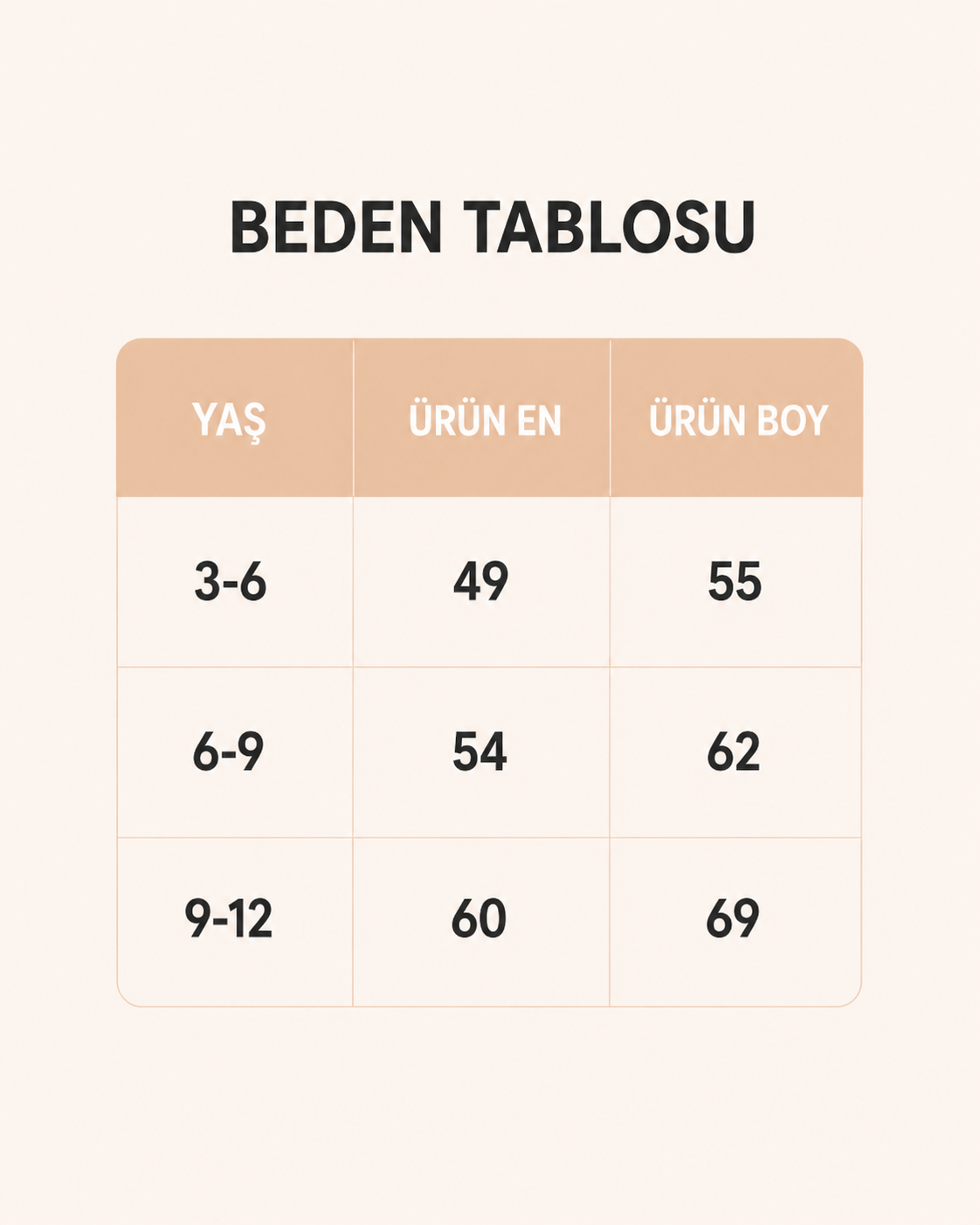 Towel Çocuk Turuncu Kapşonlu Panço Plaj Havlu