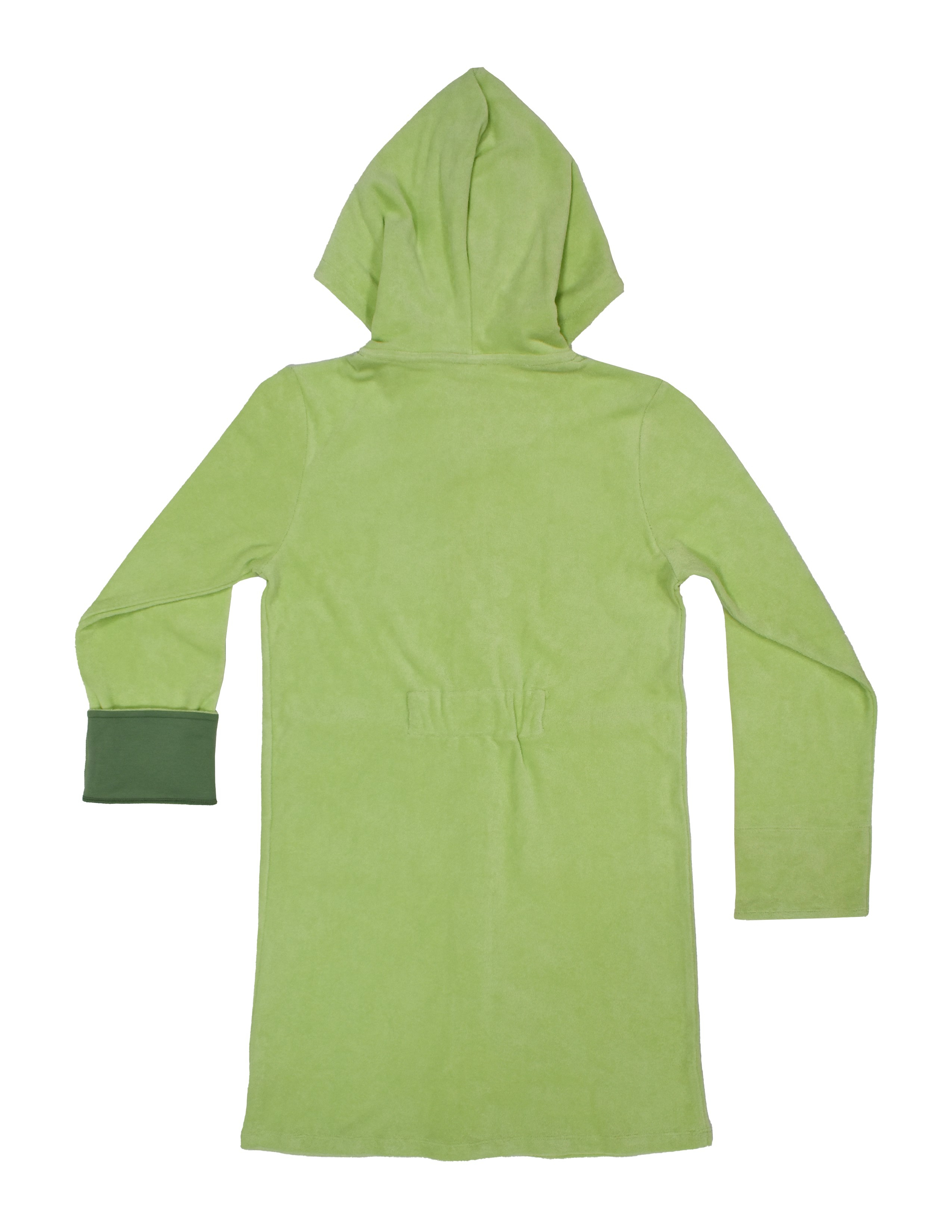 Towel Çocuk Yeşil Fermuarlı Bornoz