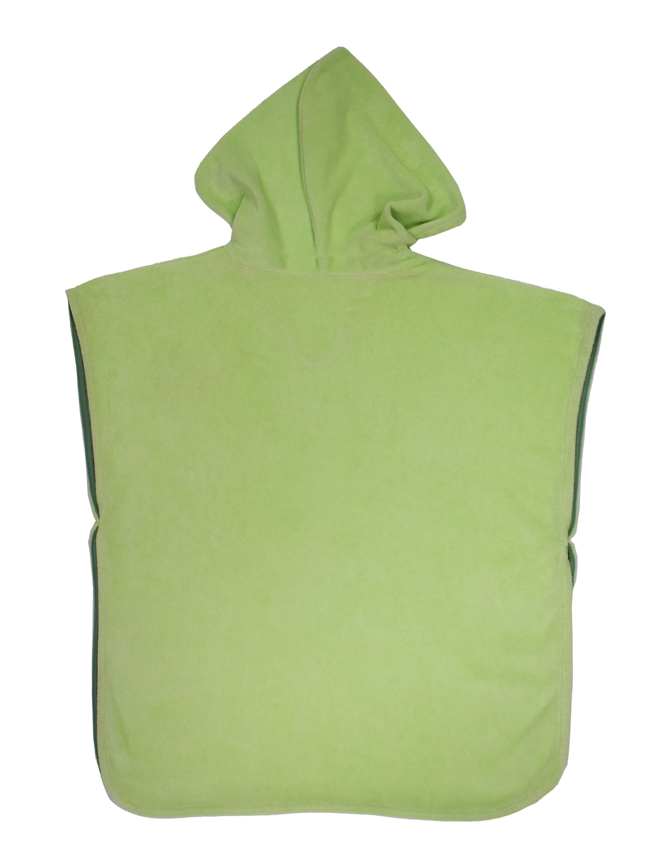 Towel Çocuk Yeşil Kapşonlu Panço Plaj Havlu