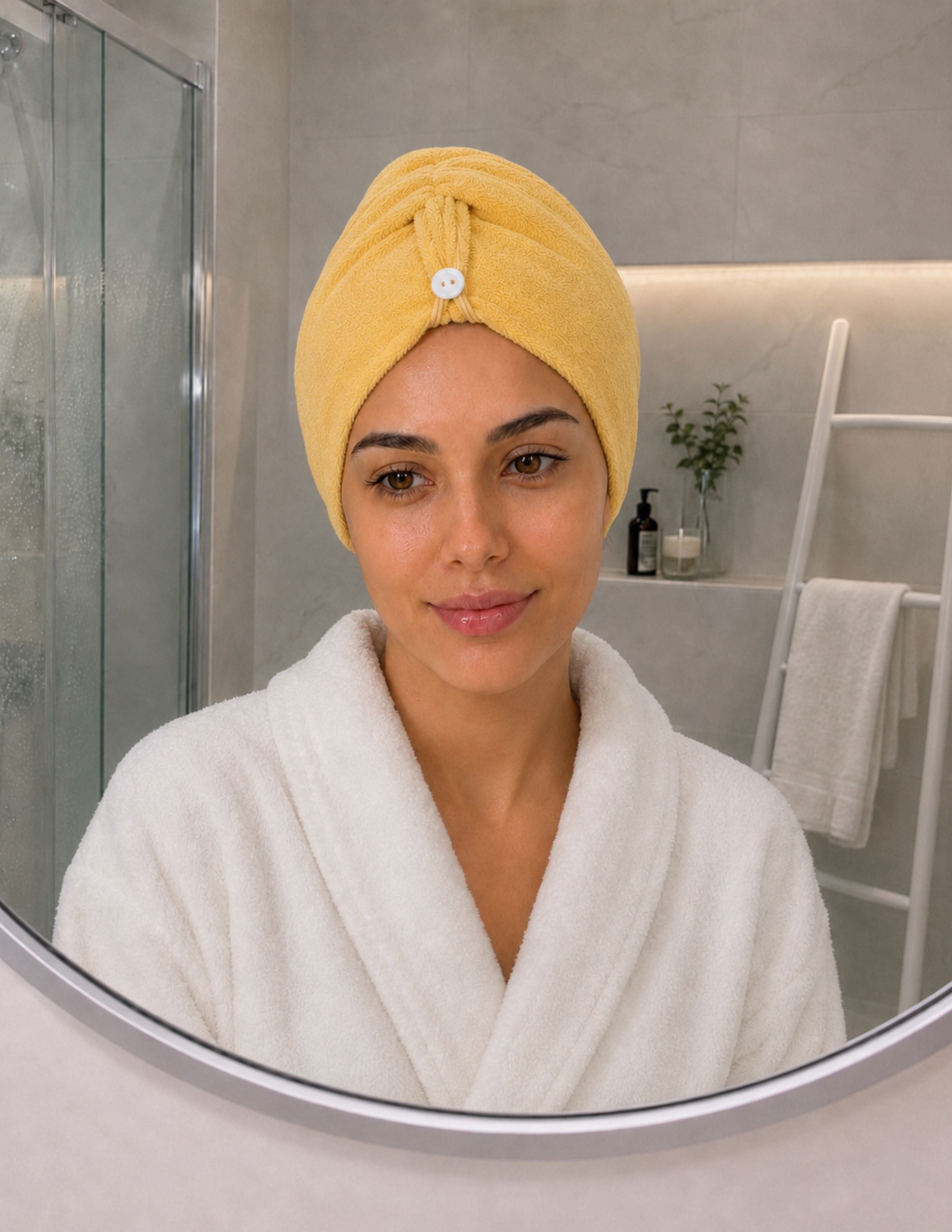 Towel Kadın Turuncu Saç Bonesi