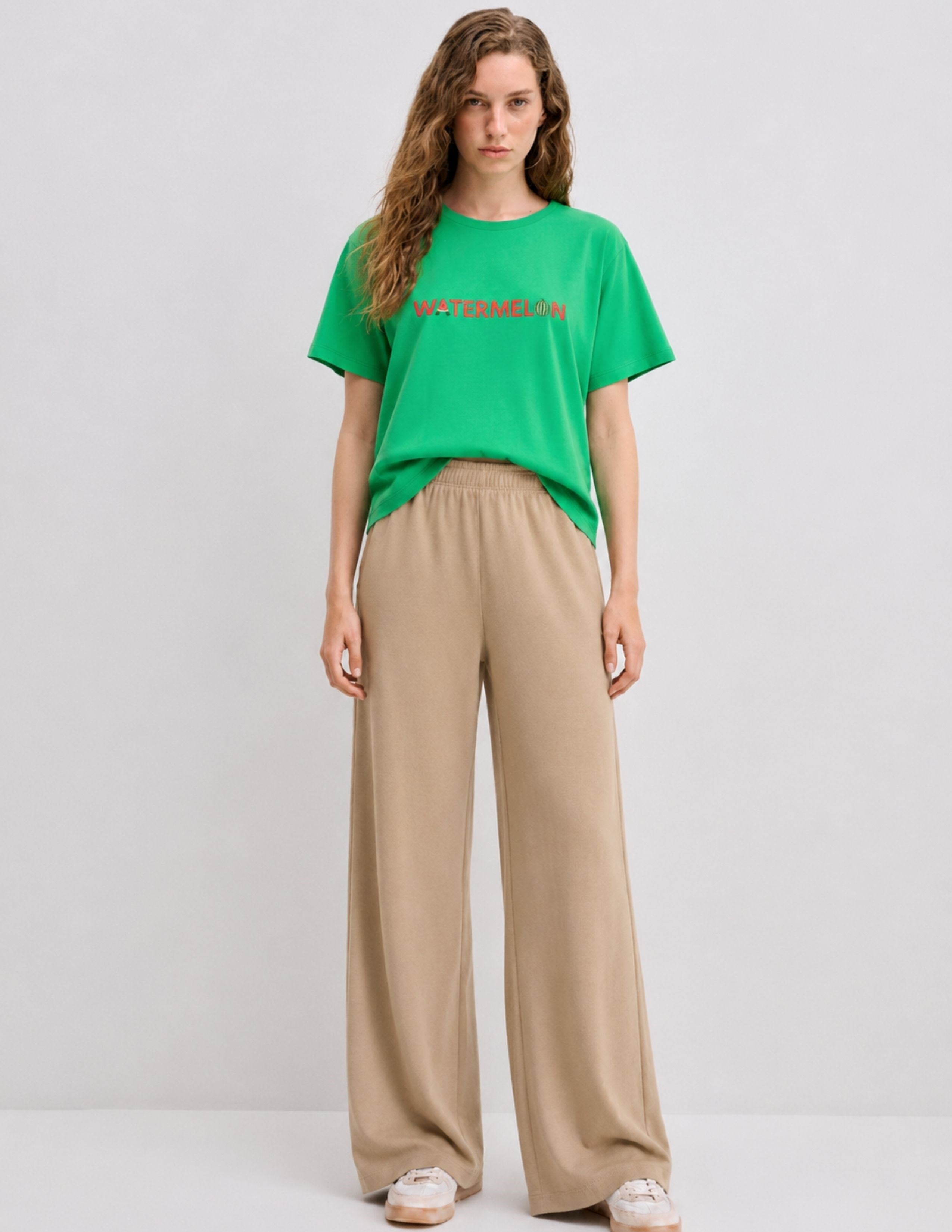 Watermelon Kadın Yeşil Oversize T-shirt