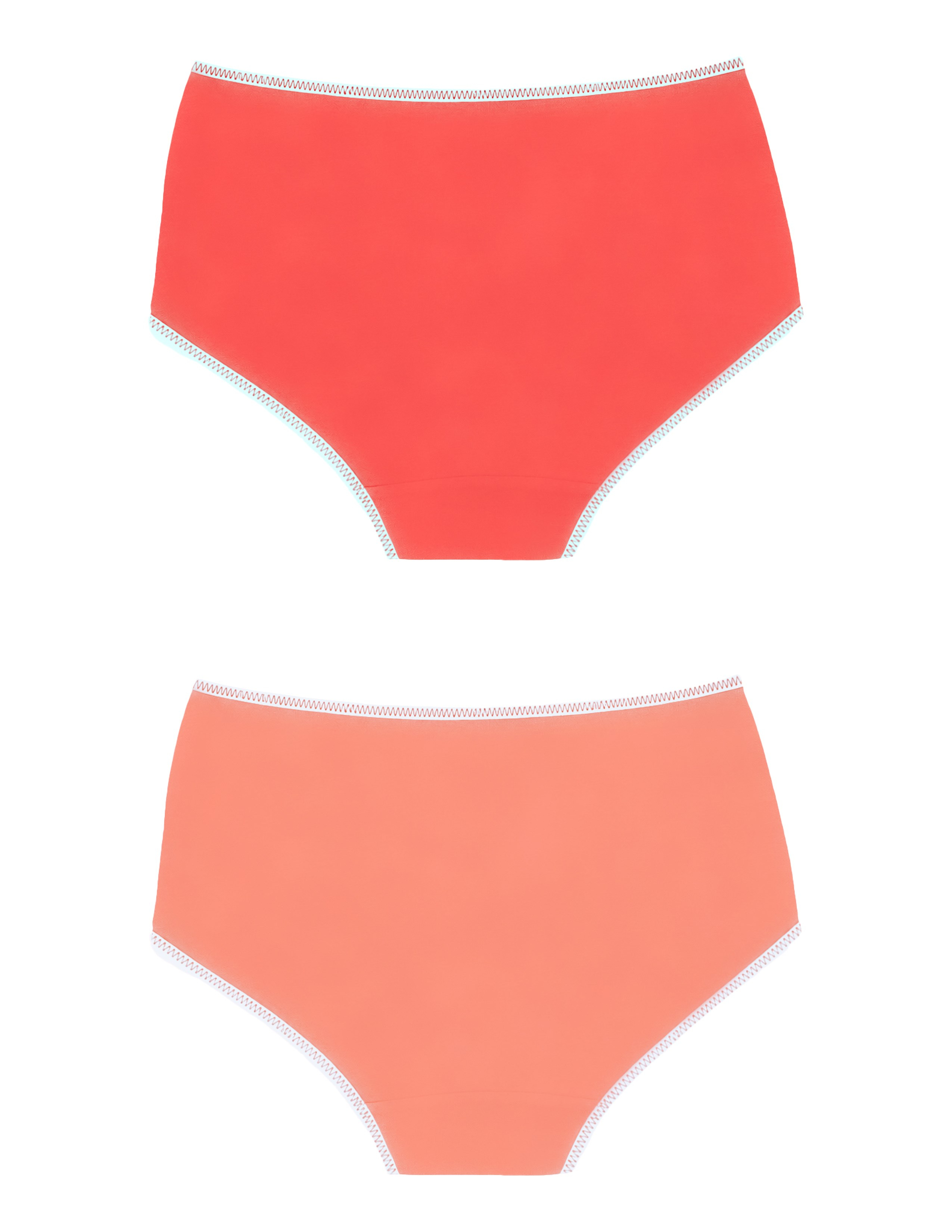 Watermelon Kadın Yüksek Bel Slip Külot 2'li Set
