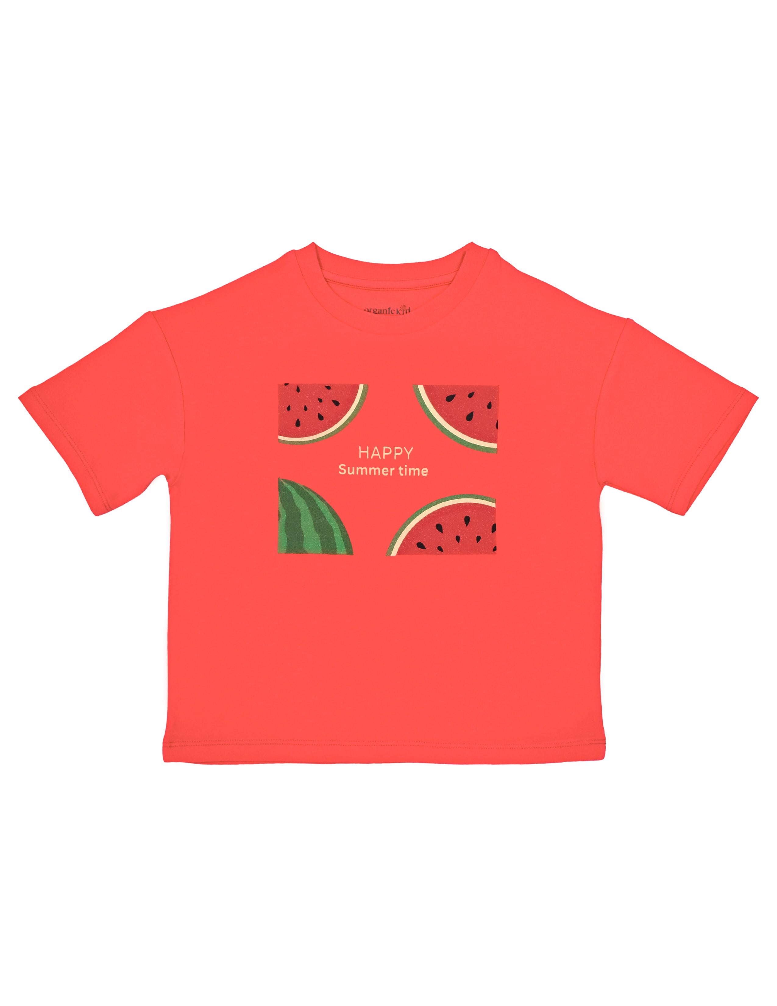 Watermelon Kız Çocuk Narçiçeği Oversize T-shirt