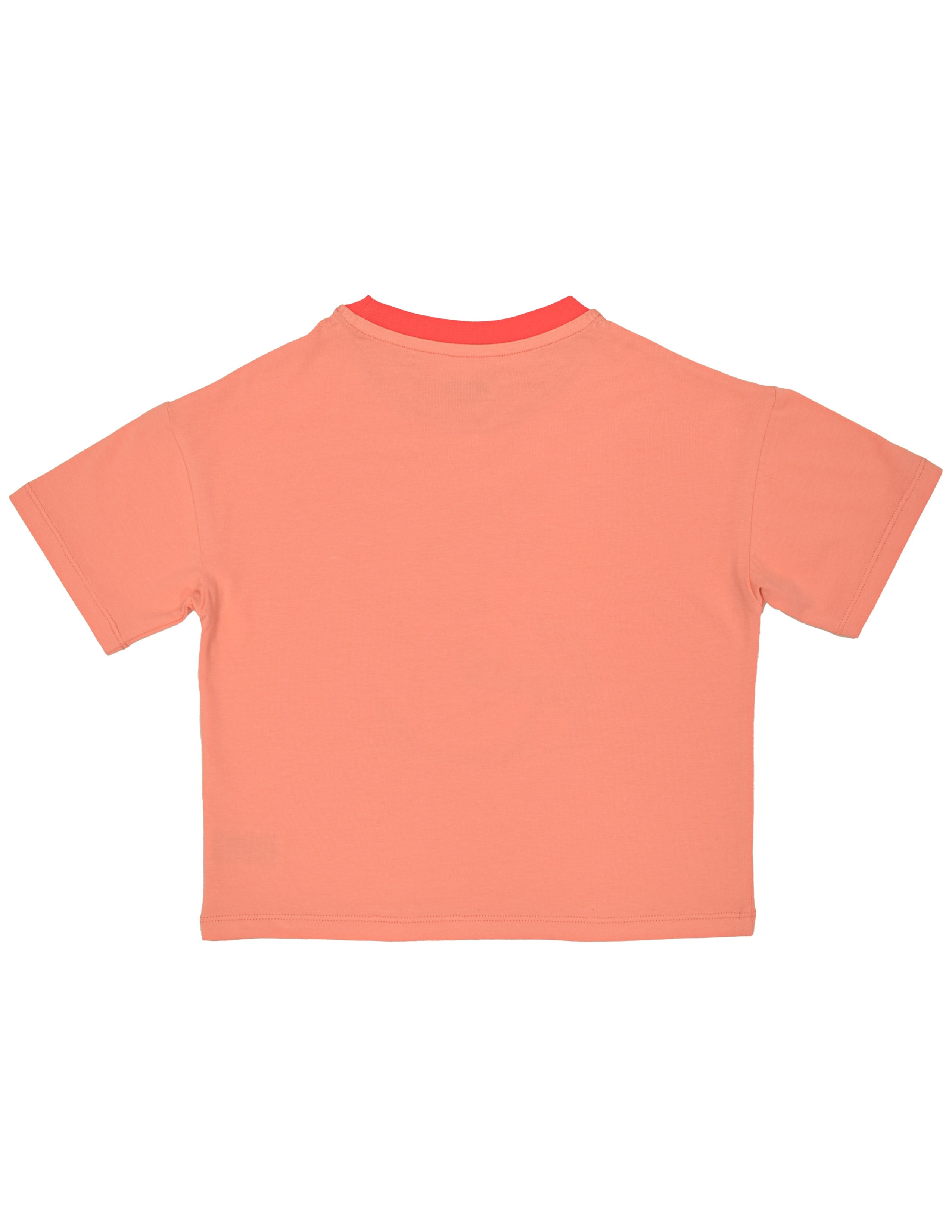 Watermelon Kız Çocuk Somon Oversize T-shirt