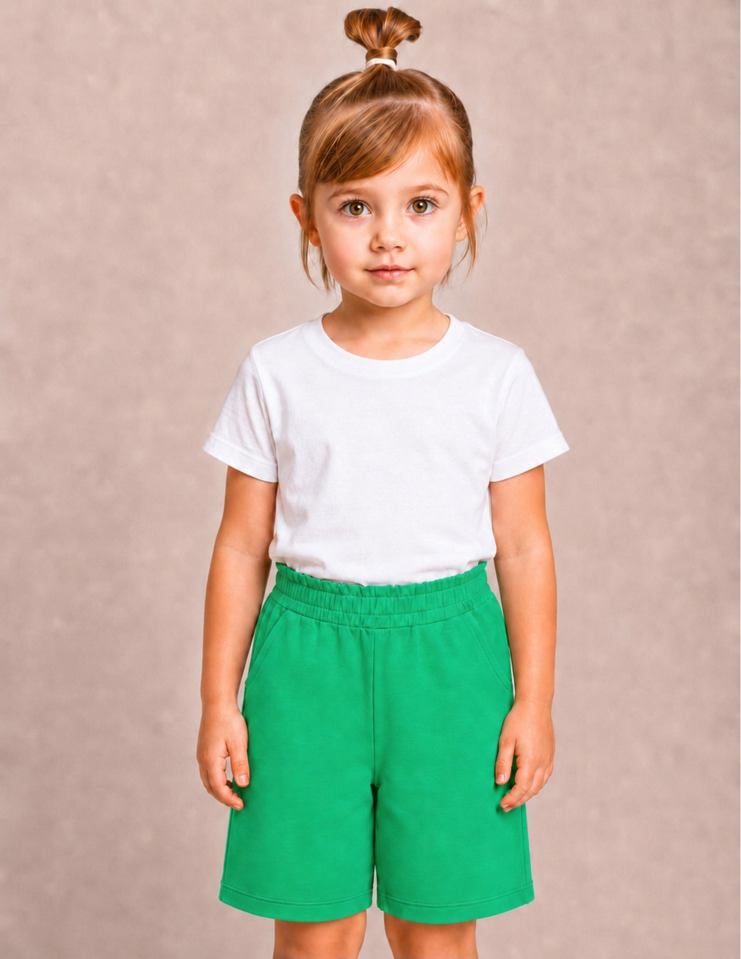 Watermelon Kız Çocuk Yeşil Kapri Short