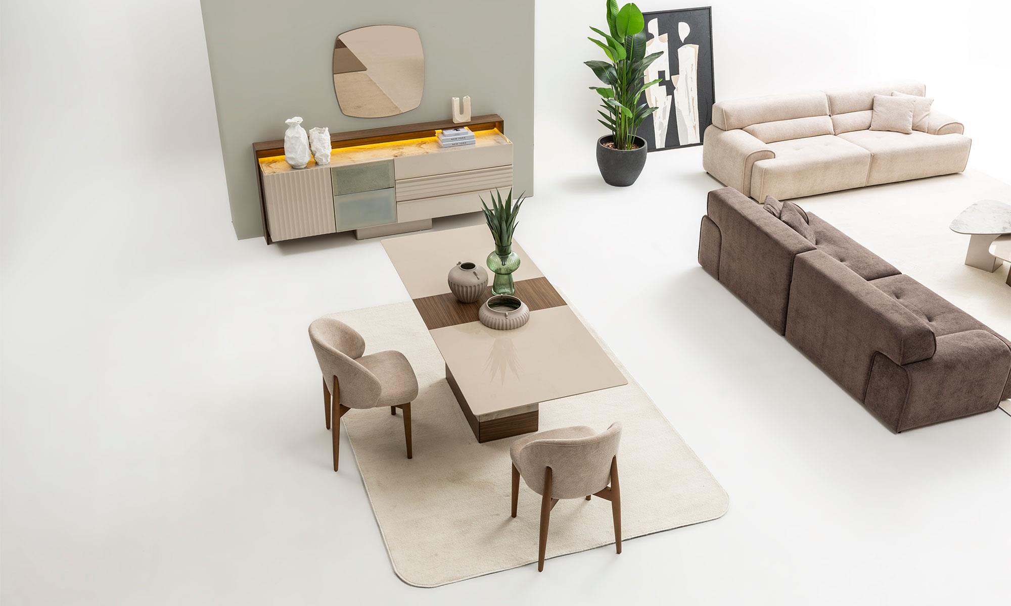 Allen Modern Yemek Odası Takımı