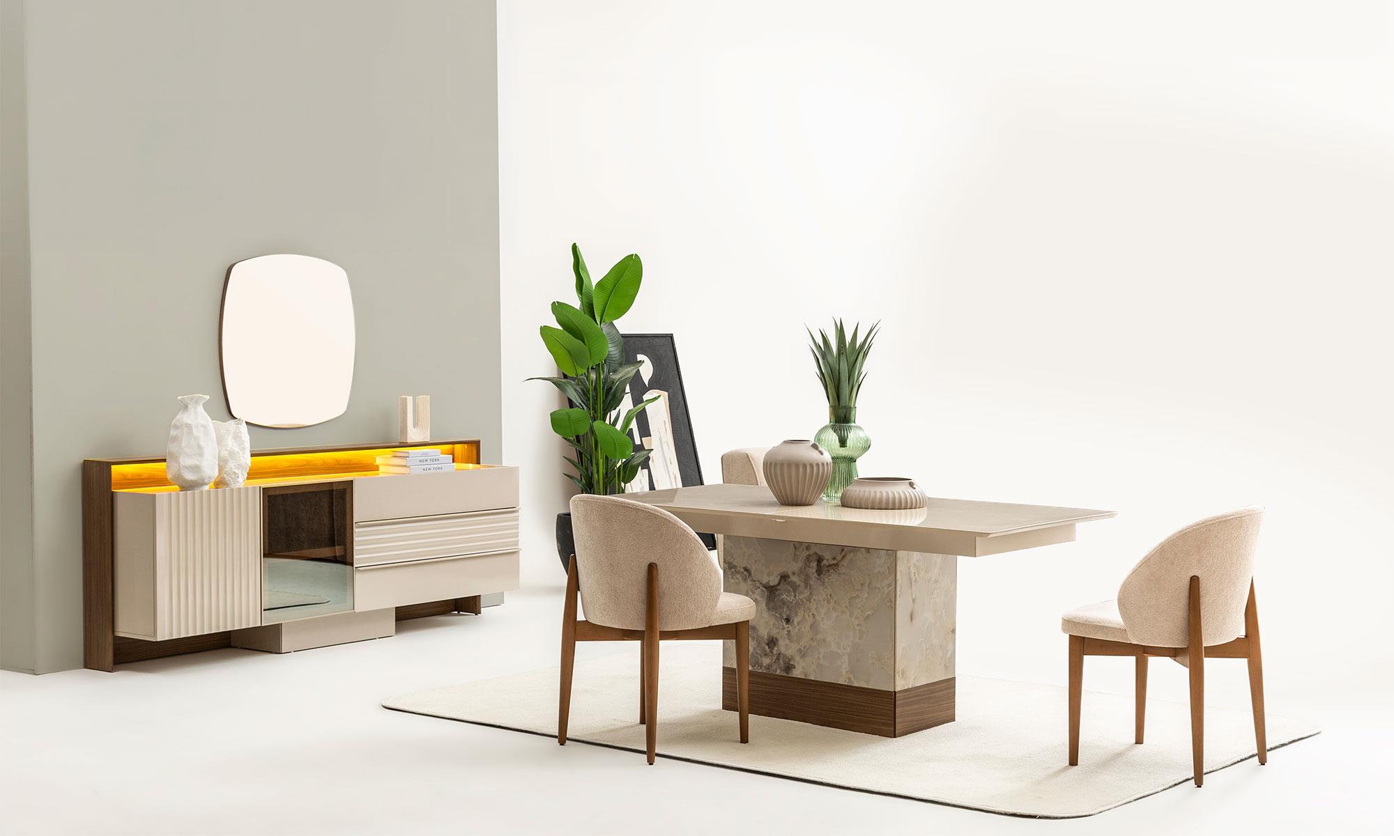 Allen Modern Yemek Odası Takımı