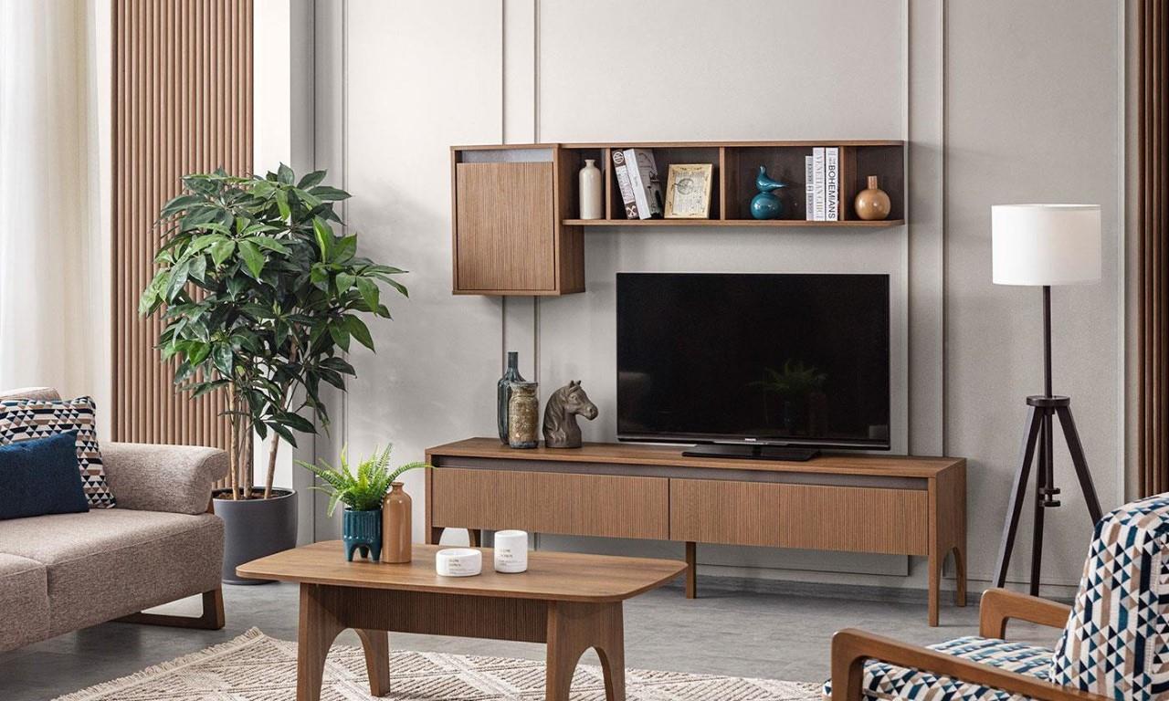 Almatı Modern Tv Ünitesi Takımı