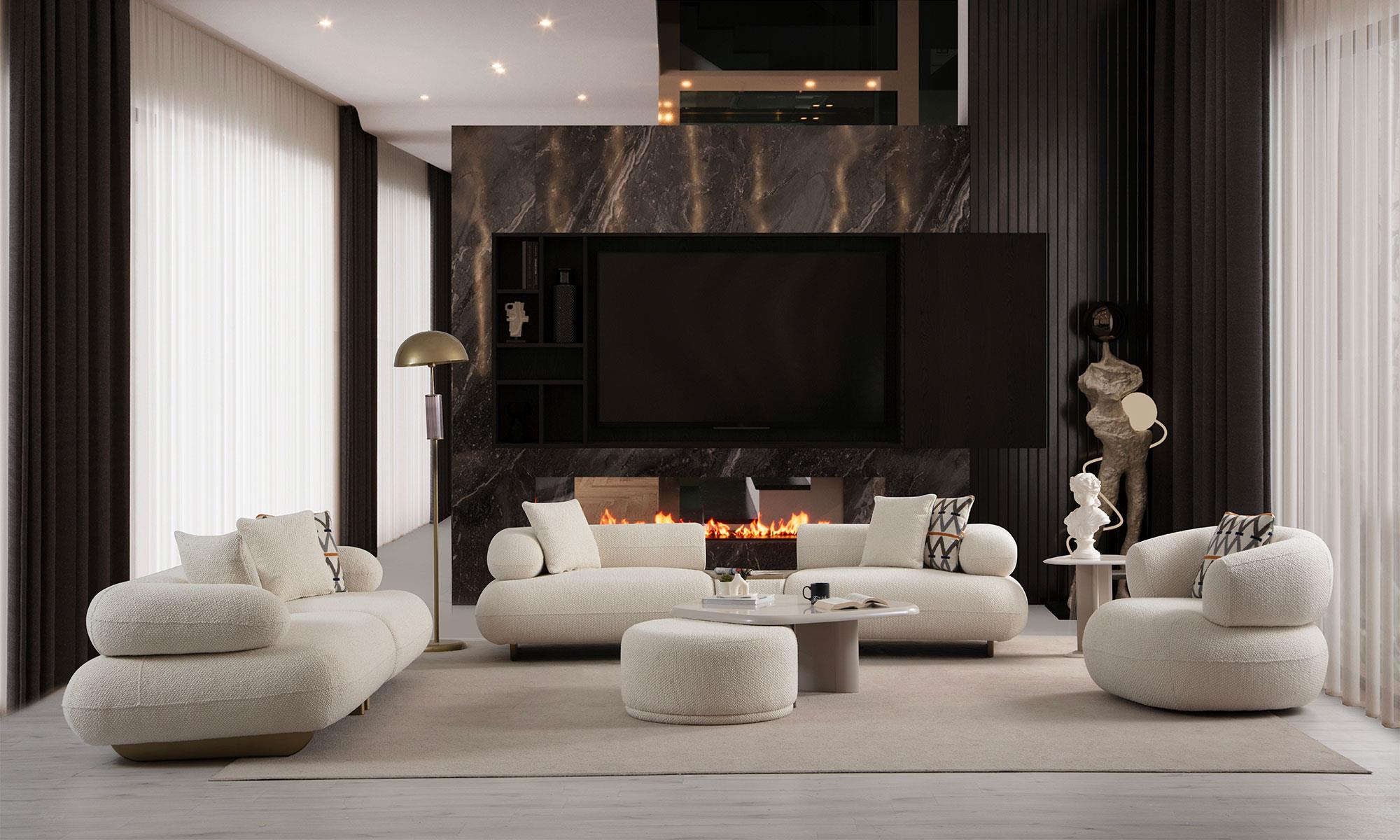 İKİZLER CONCEPT GLAMOUR KOLTUK TAKIMI 3+1