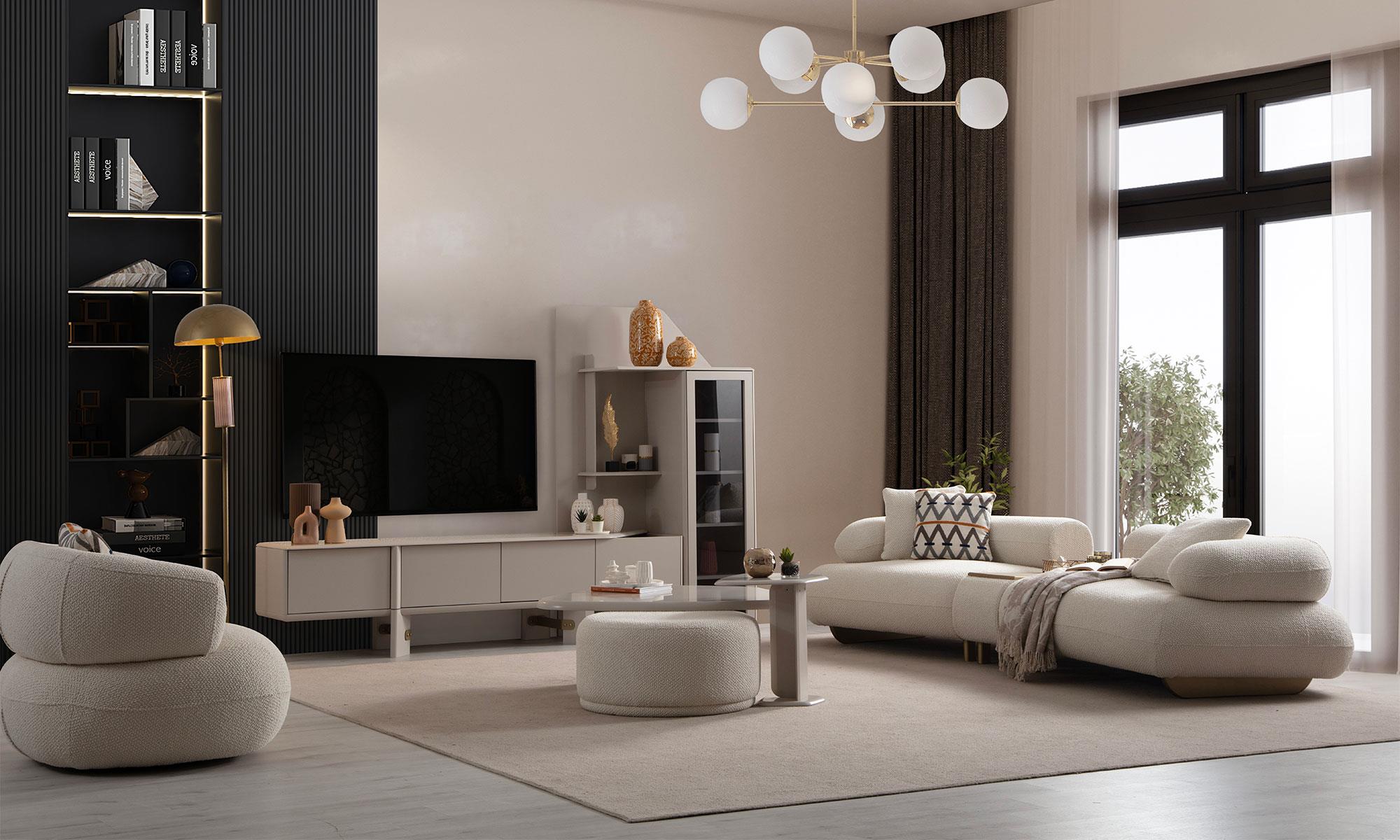 İKİZLER CONCEPT GLAMOUR KOLTUK TAKIMI 3+1