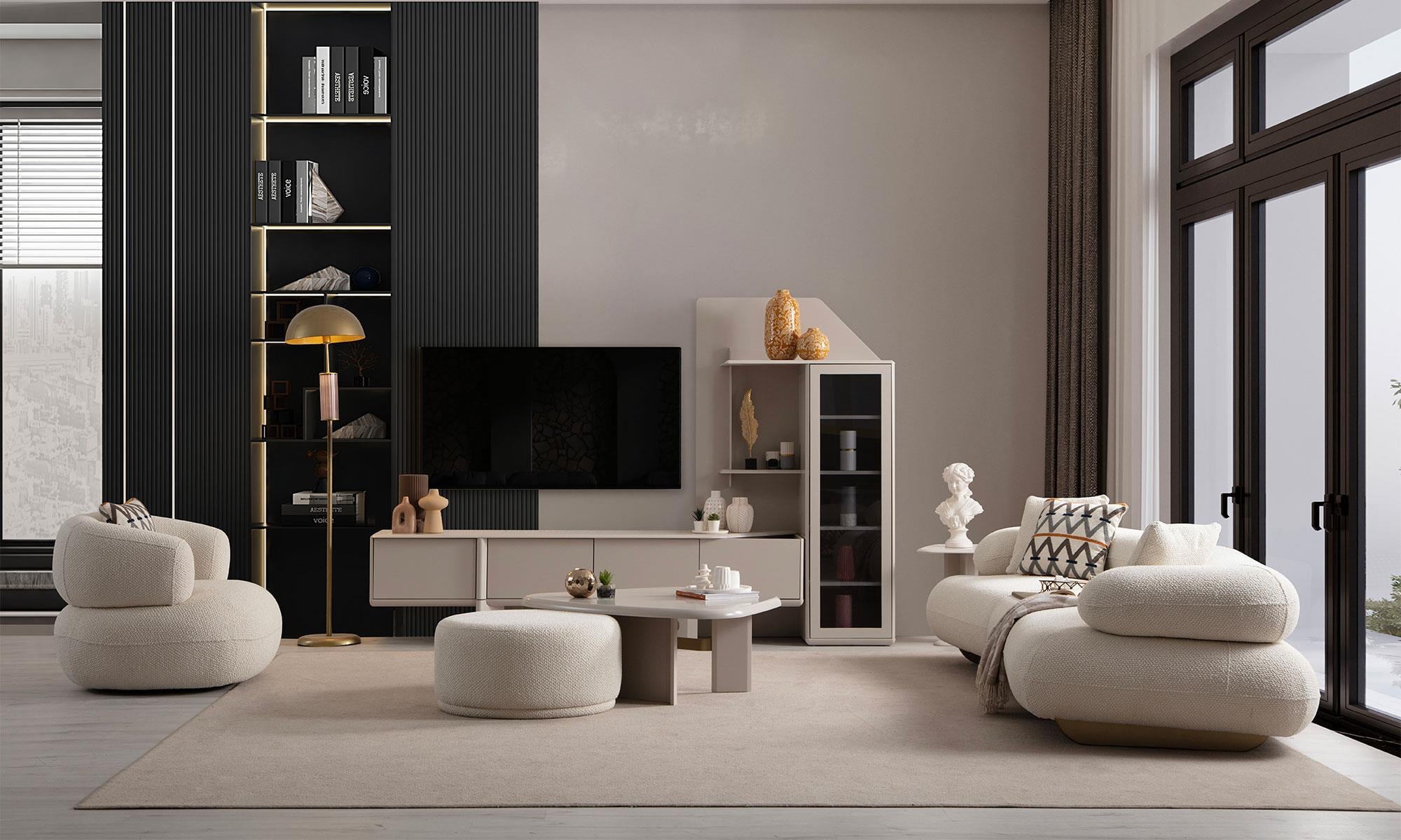 İKİZLER CONCEPT GLAMOUR KOLTUK TAKIMI 3+1