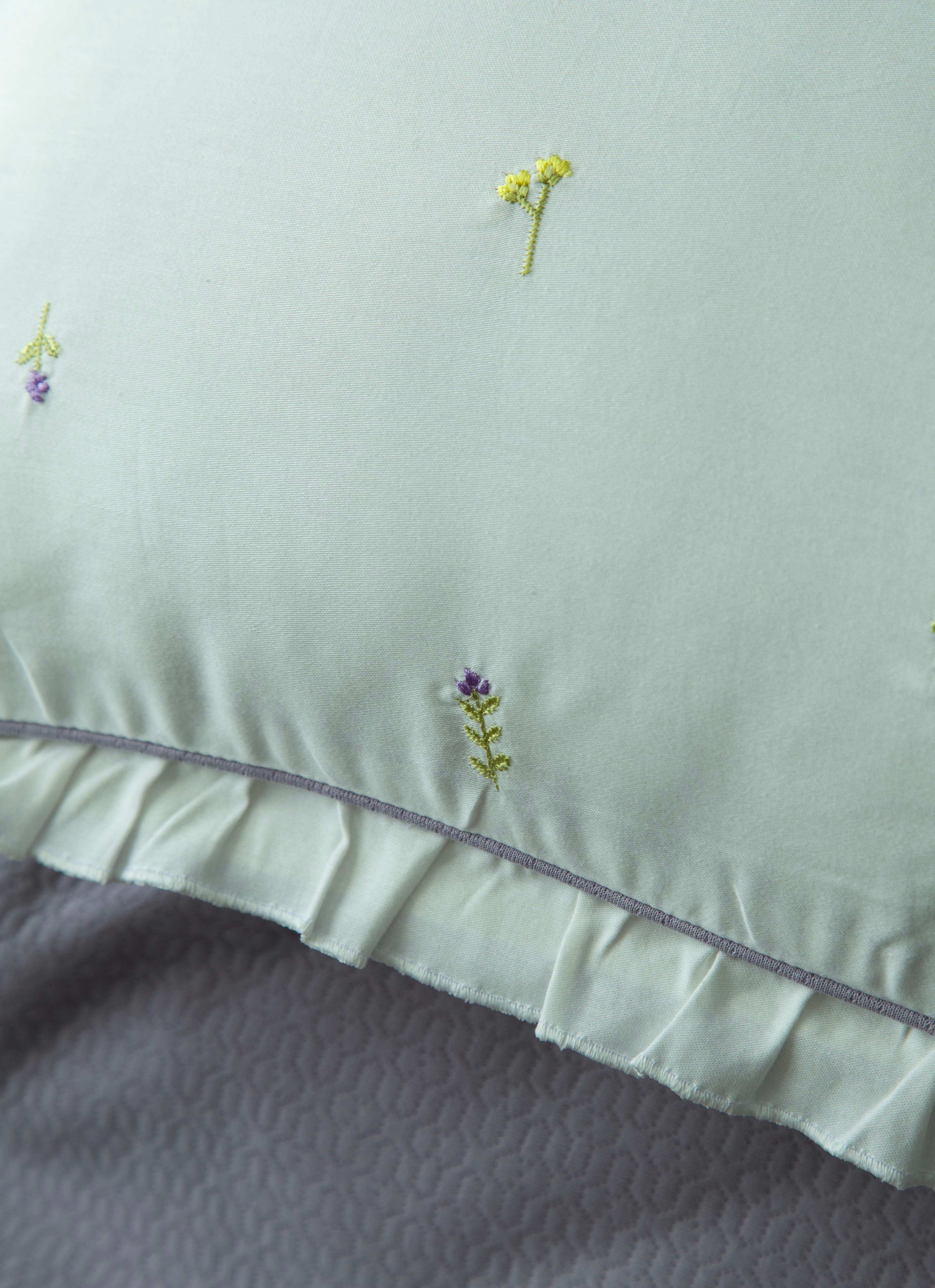 Lily Mor Çift Kişilik Pikeli Set