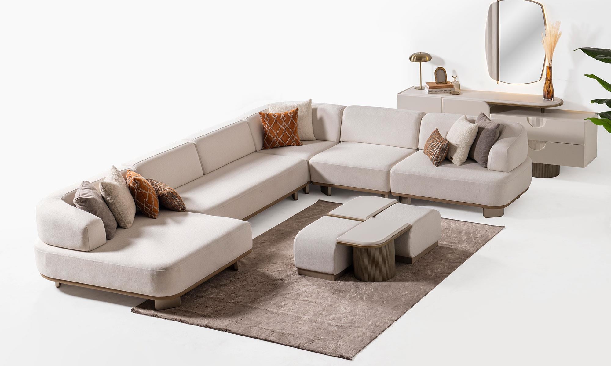 Marla Modern Köşe Koltuk Takımı