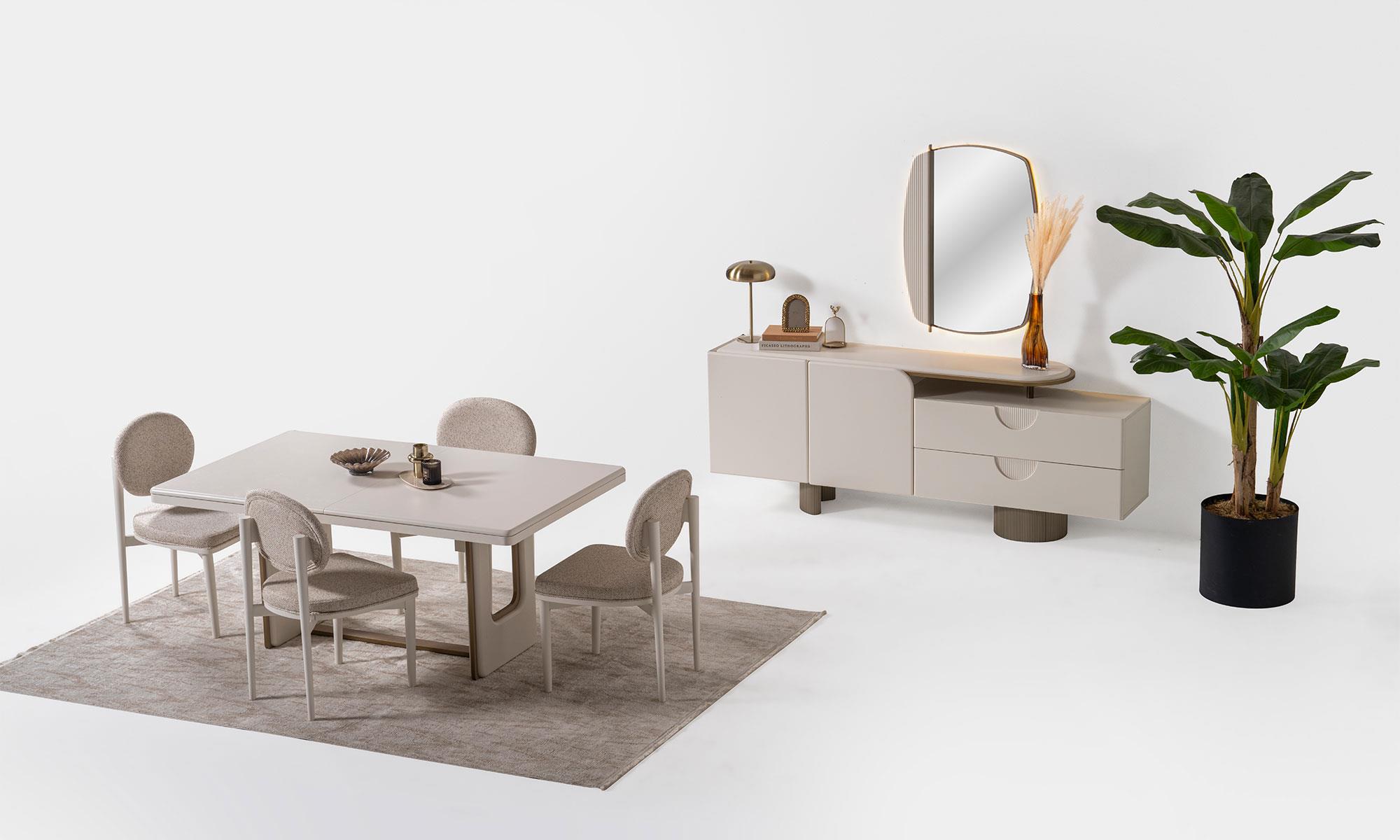 Marla Modern Yemek Odası Takımı