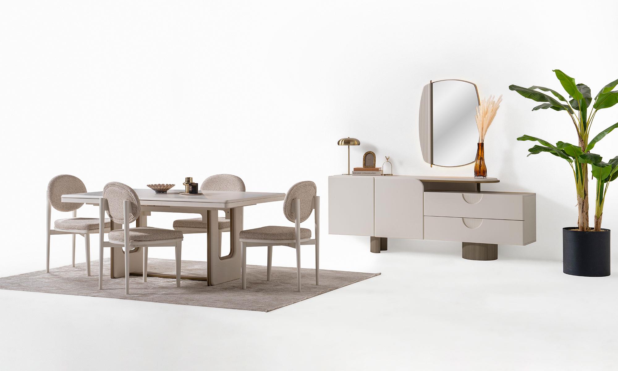 Marla Modern Yemek Odası Takımı