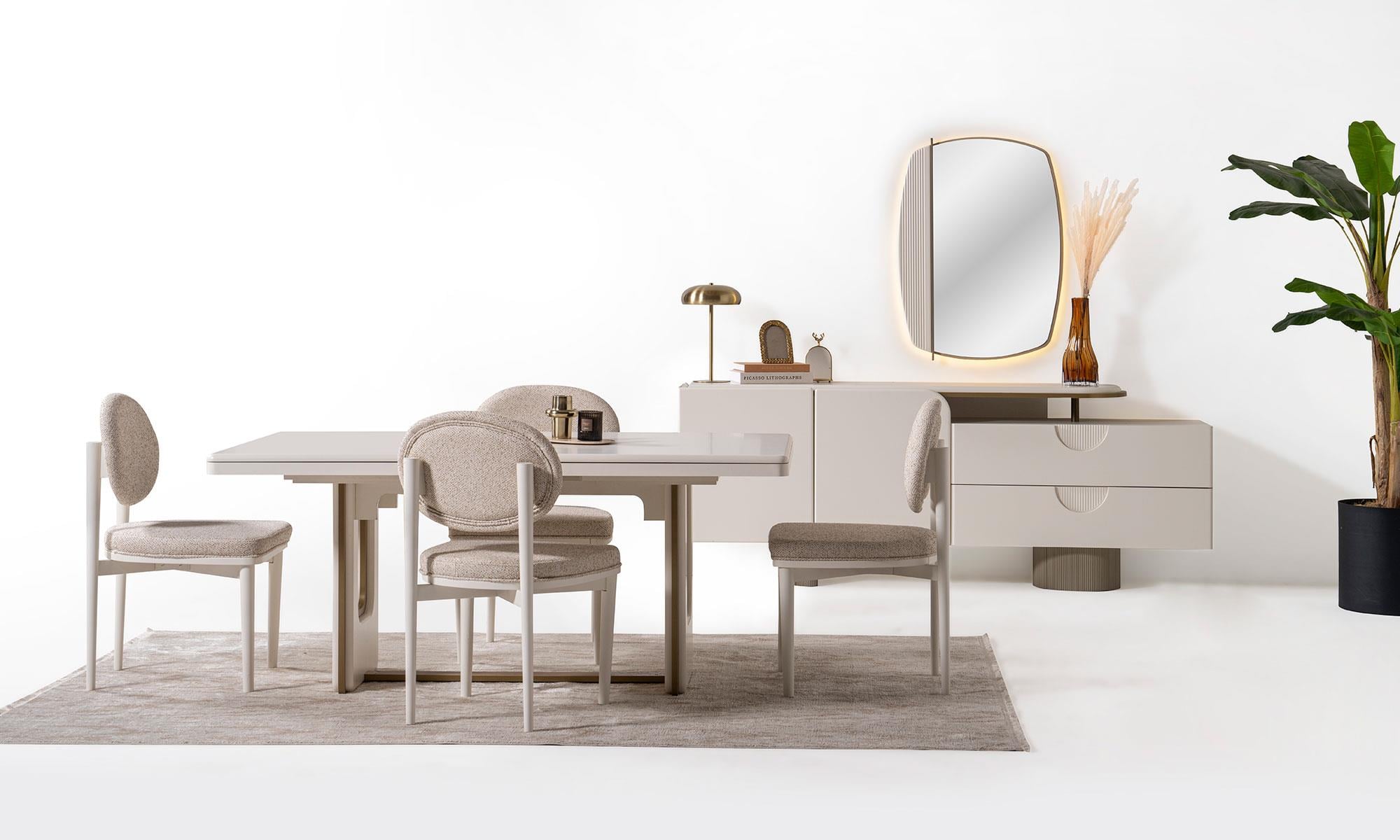 Marla Modern Yemek Odası Takımı