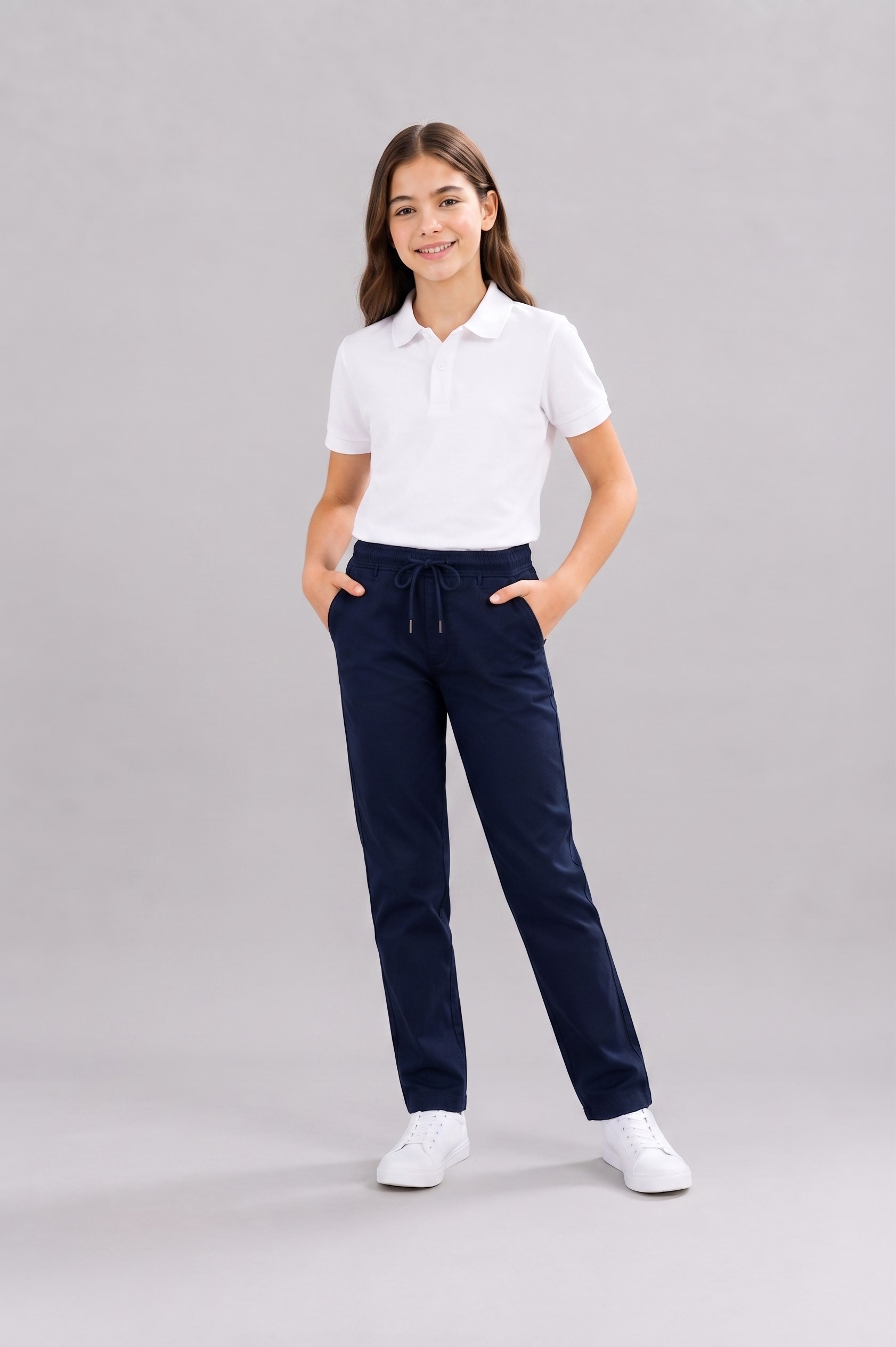 Akademi Unisex Çocuk Okul Pantolonu Lacivert