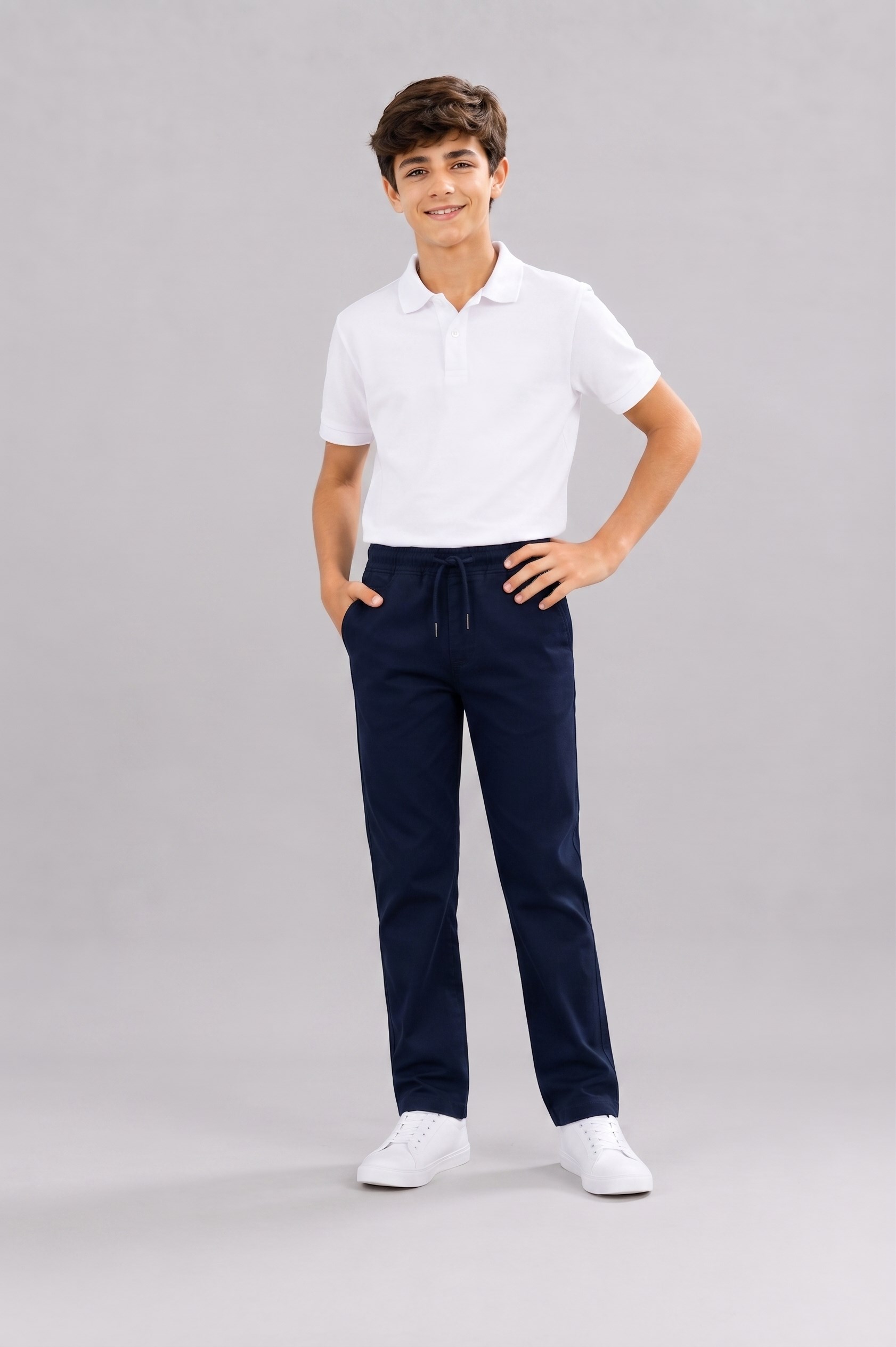 Akademi Unisex Çocuk Okul Pantolonu Lacivert