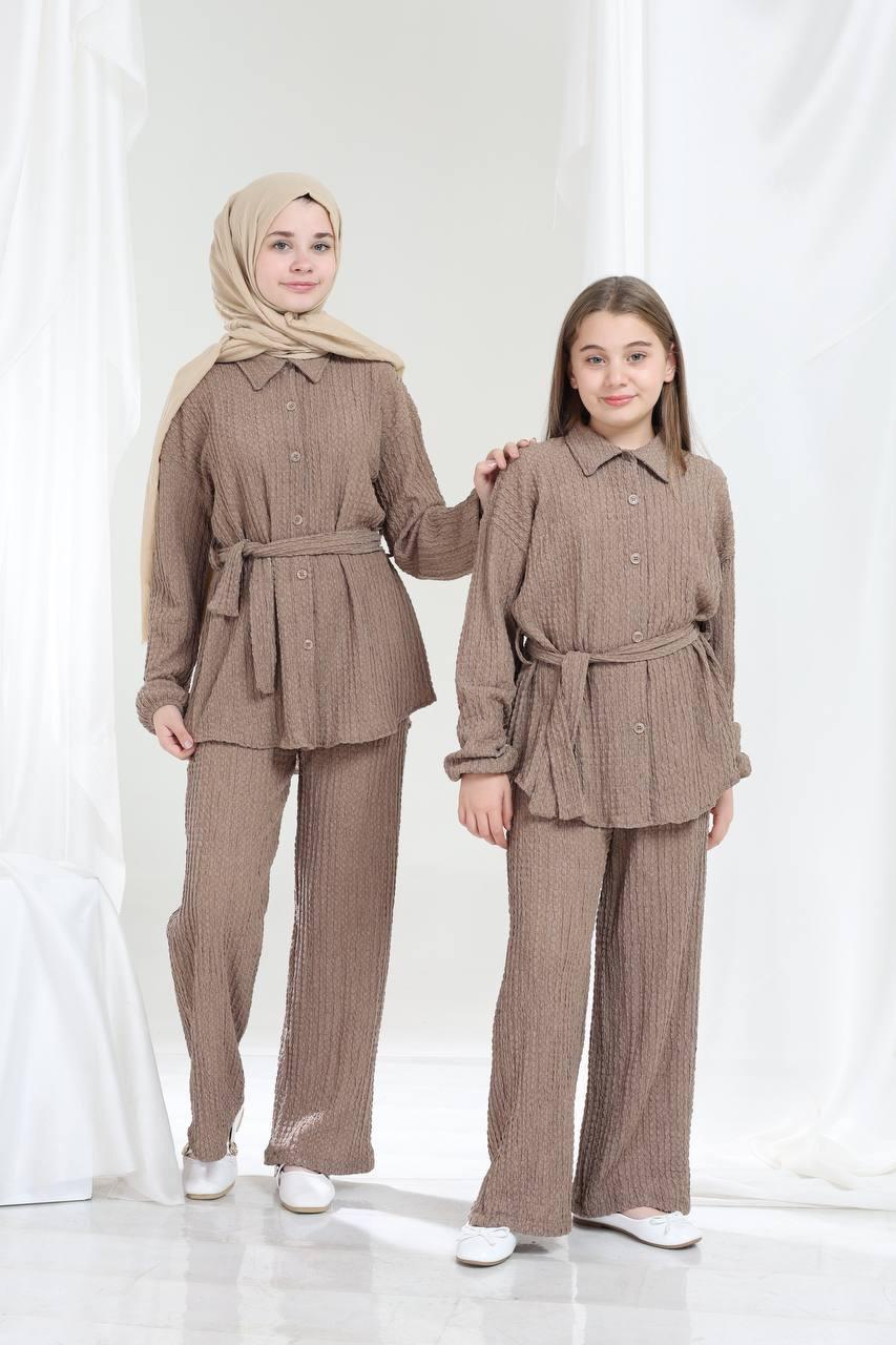 Arlina Kız Çocuk Takım Bej