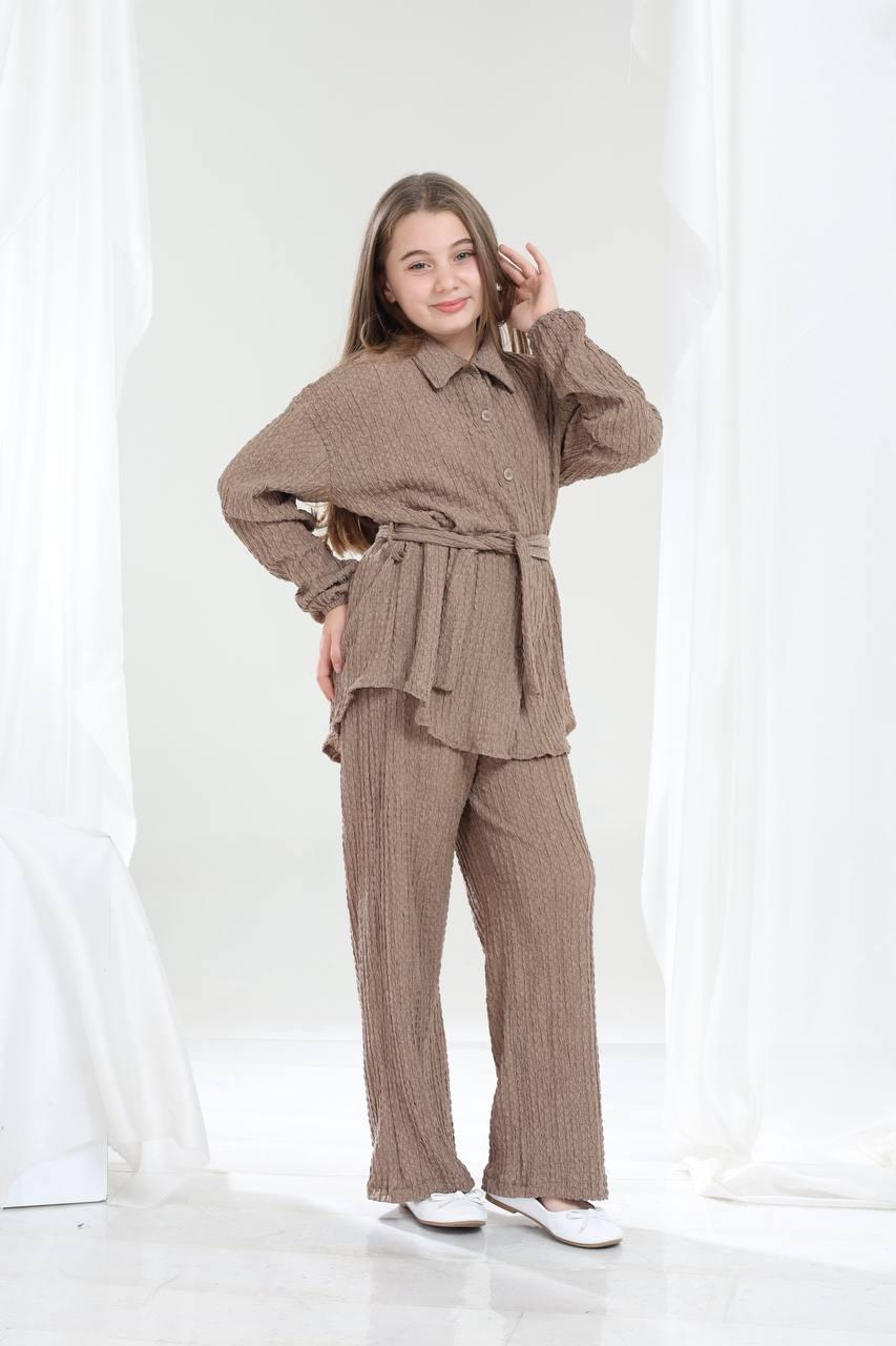 Arlina Kız Çocuk Takım Bej