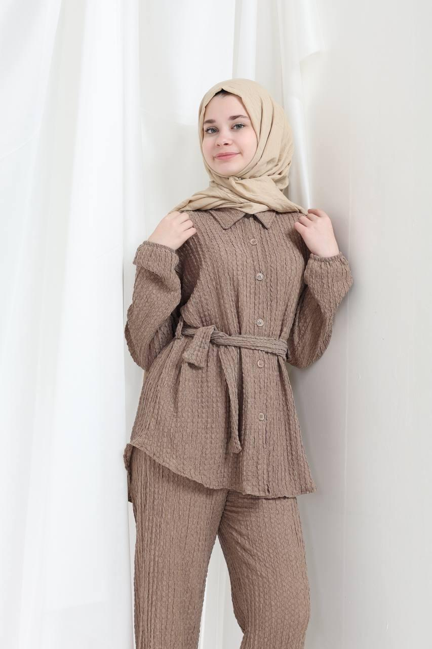 Arlina Kız Çocuk Takım Bej