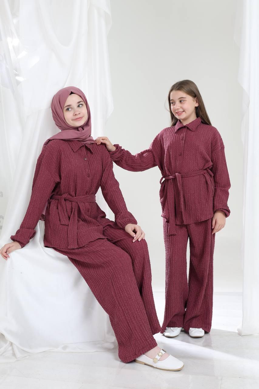 Arlina Kız Çocuk Takım Mürdüm
