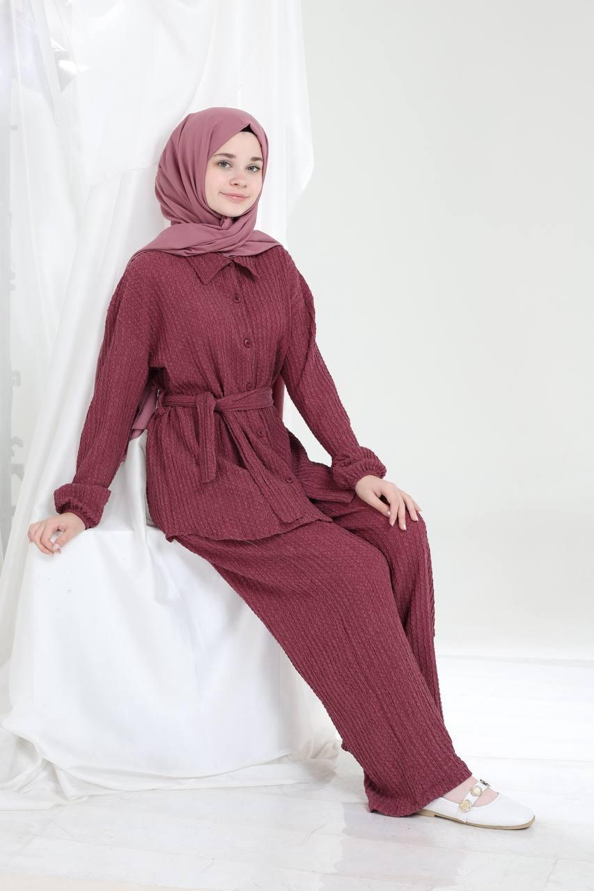 Arlina Kız Çocuk Takım Mürdüm