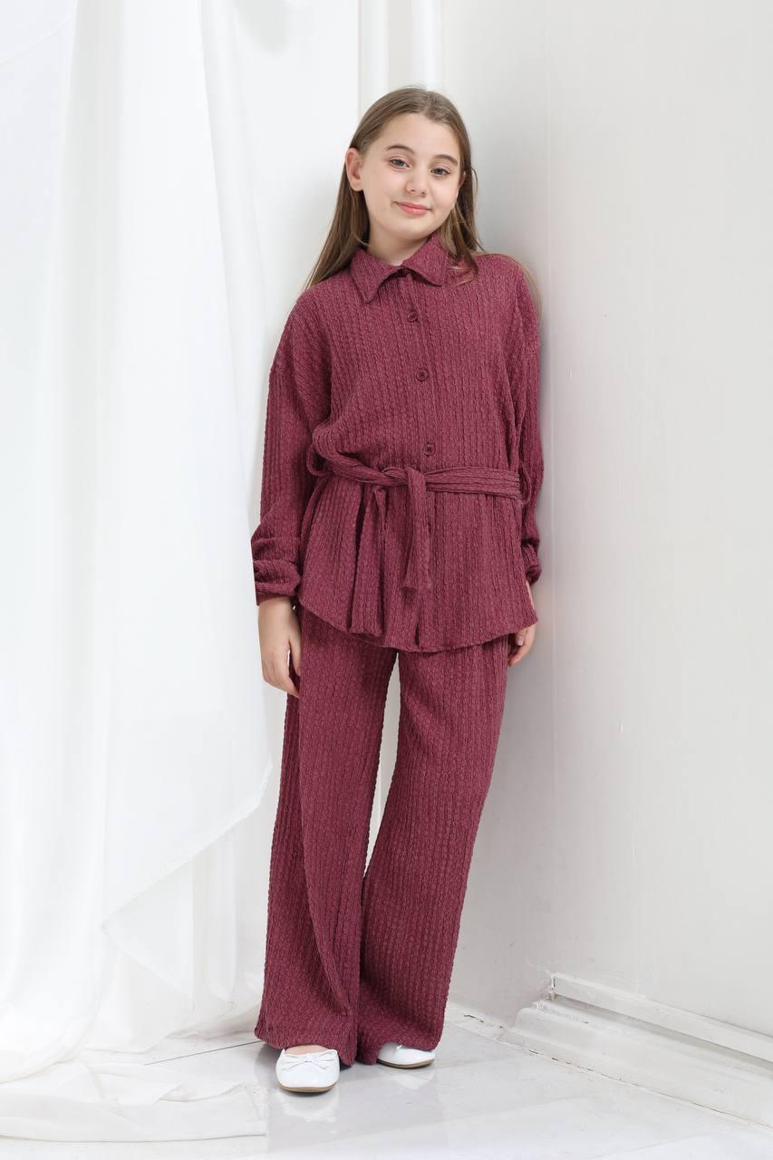 Arlina Kız Çocuk Takım Mürdüm