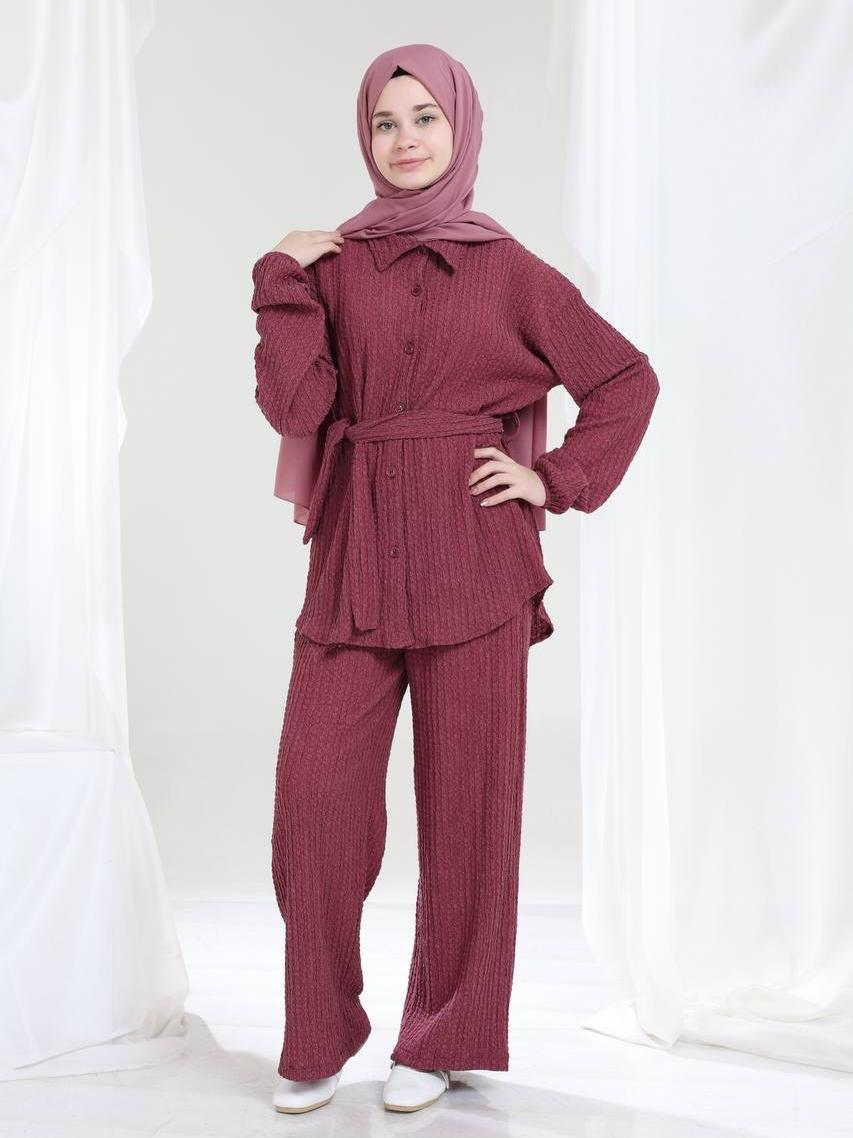Arlina Kız Çocuk Takım Mürdüm