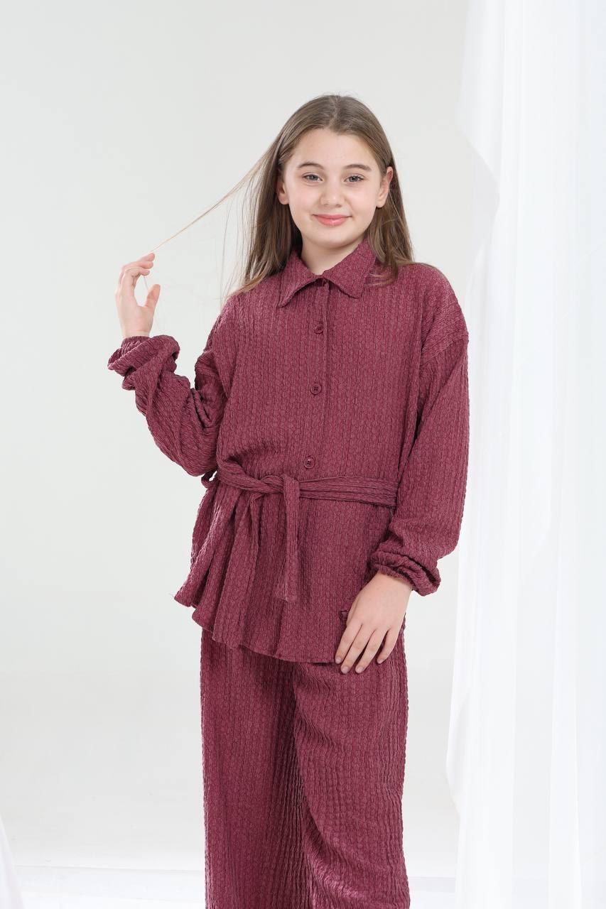 Arlina Kız Çocuk Takım Mürdüm