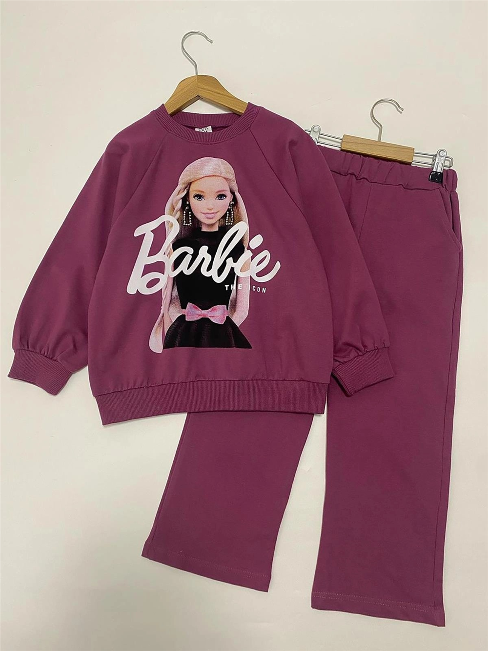 Barbie Kız Eşofman Takımı Pembe