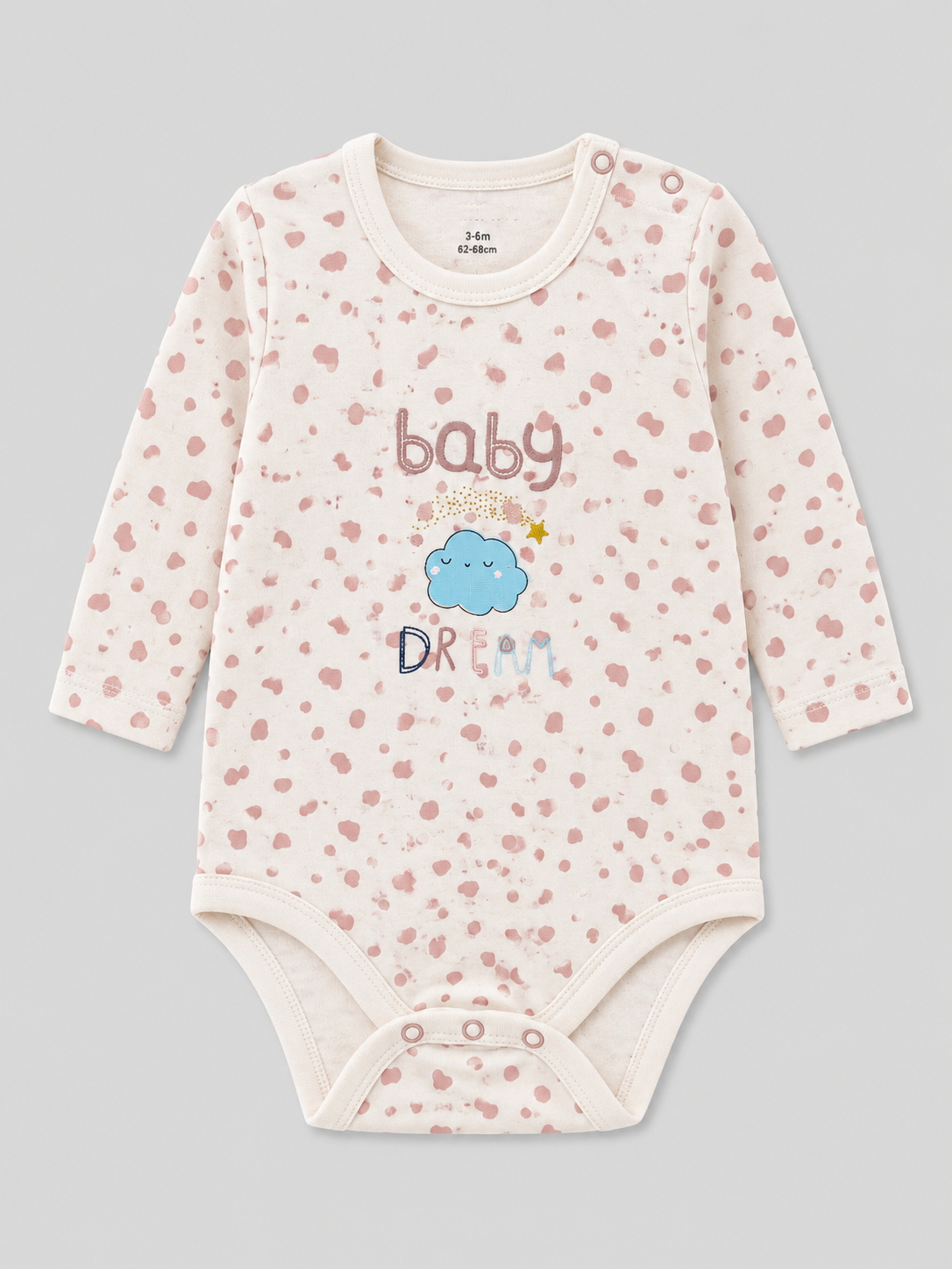 Bulut Bebek Çıtçıtlı Badi