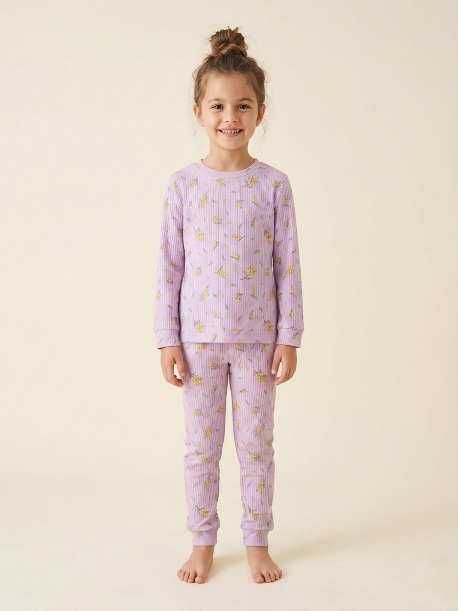 Çiçekli Pijama Takımı