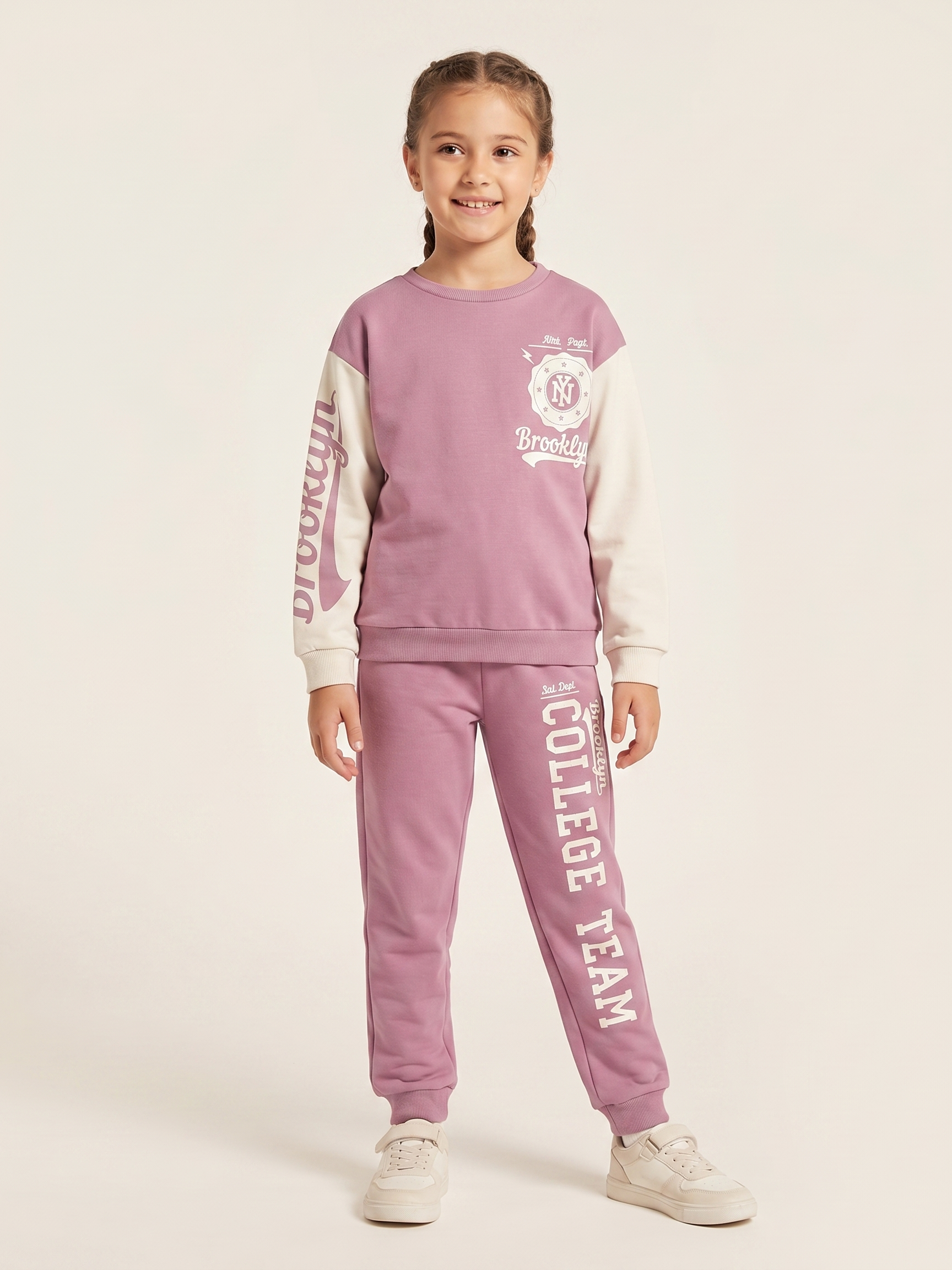 College Team Eşofman Takımı Pembe