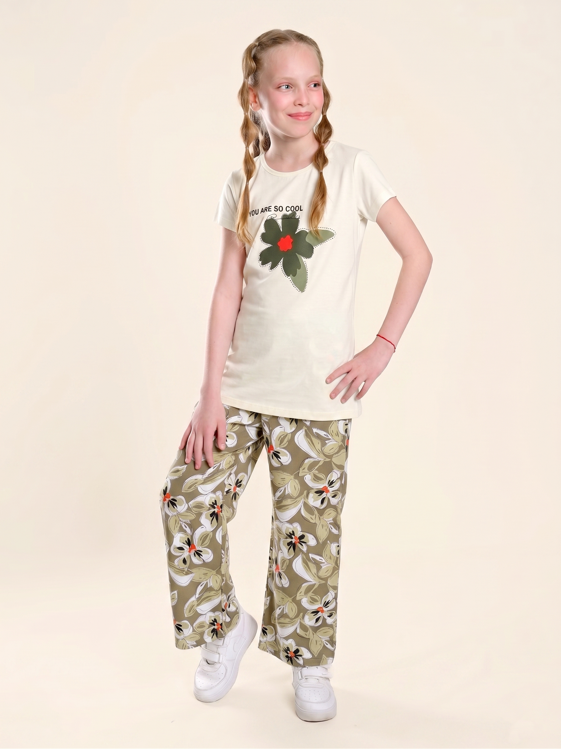 Cool Bloom Kız Çocuk Takımı Yeşil