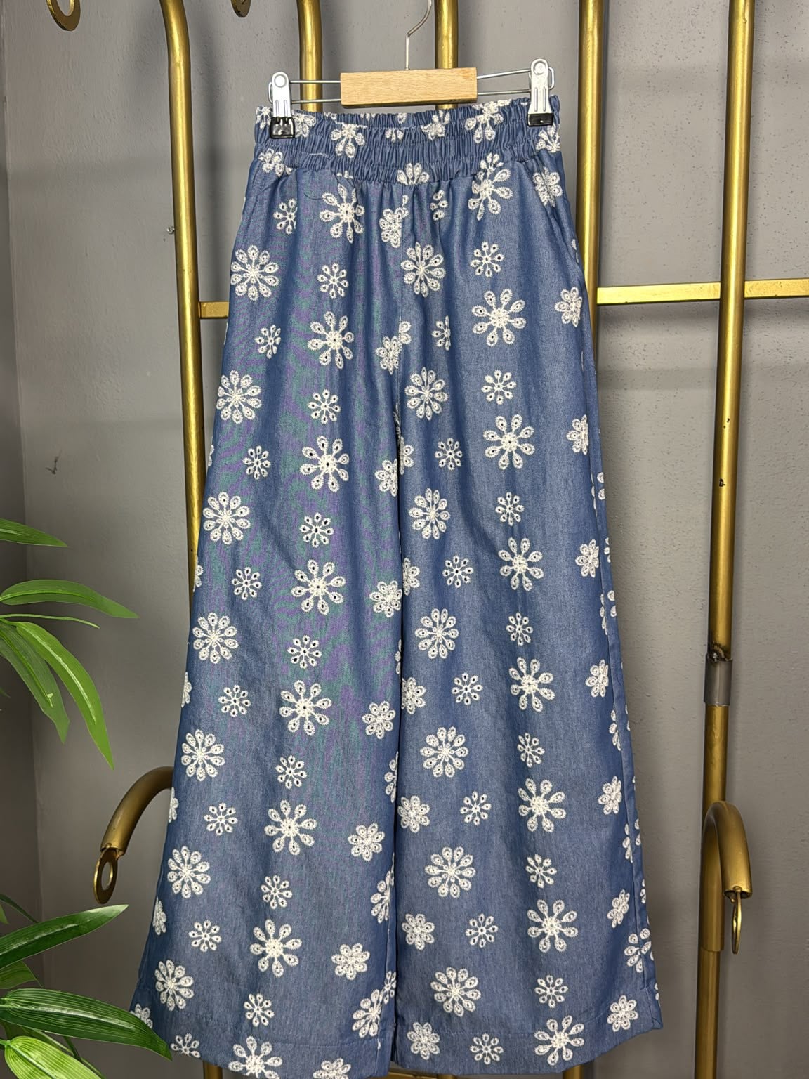 Denio 3 Kot Kumaş Nakışlı Pantolon