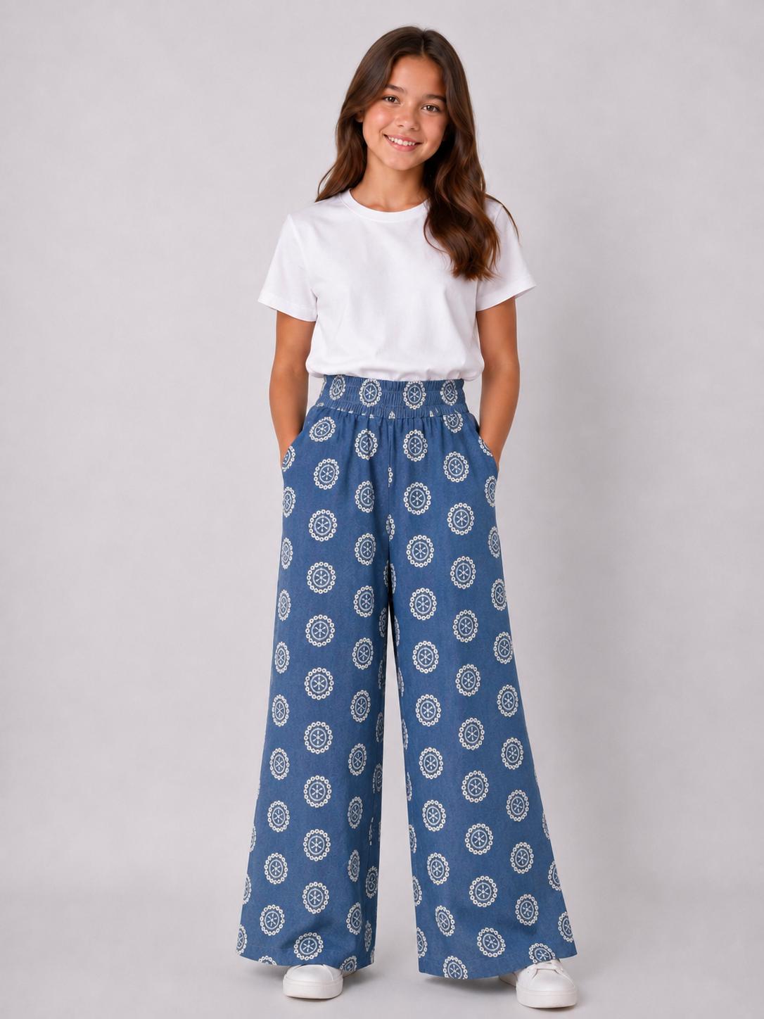 Denio 5 Kot Kumaş Nakışlı Pantolon