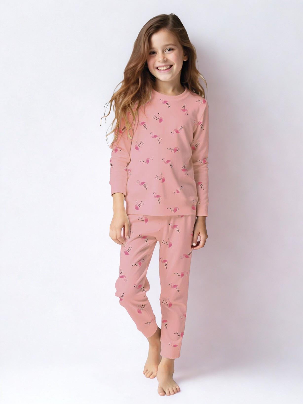 Düş Flamingo Kız Çocuk Pijama Takımı