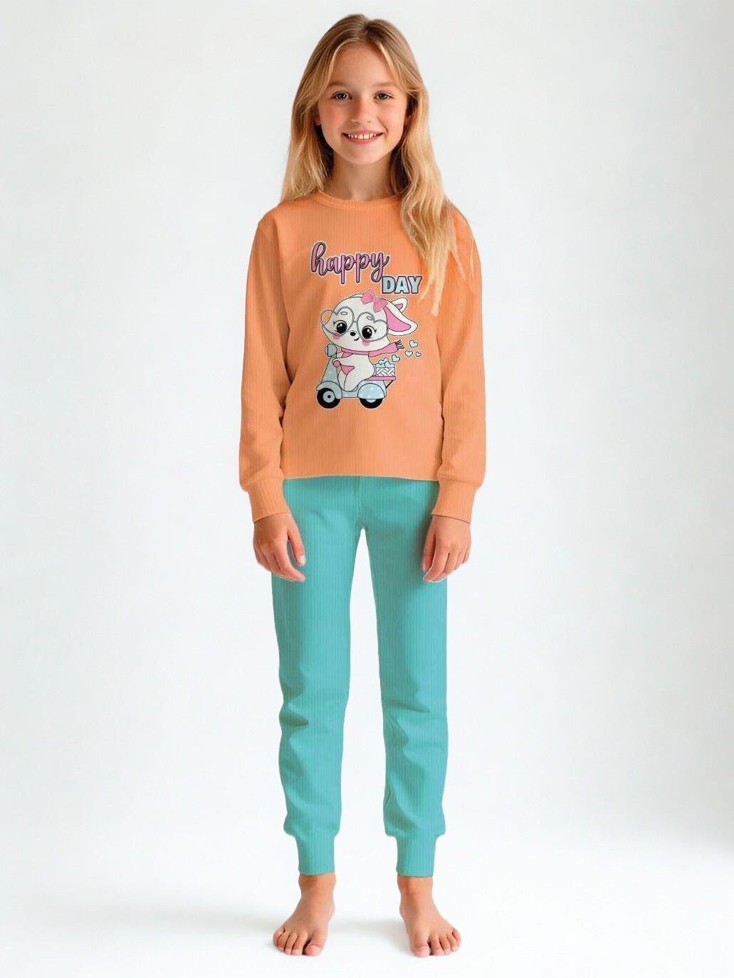 Düş Happy Day Kız Çocuk Pijama Takımı