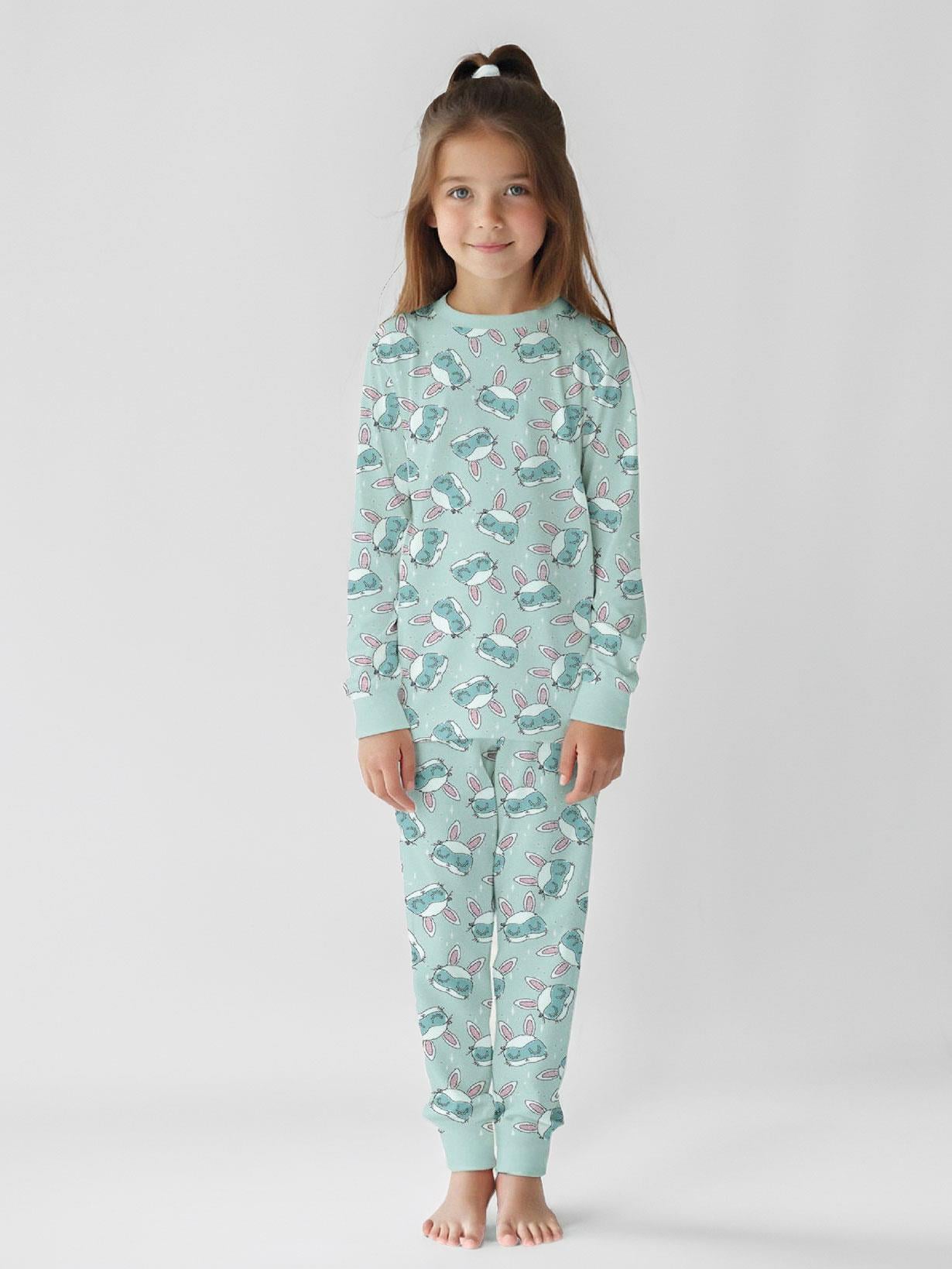 Düş Tavşan Kız Çocuk Pijama Takımı