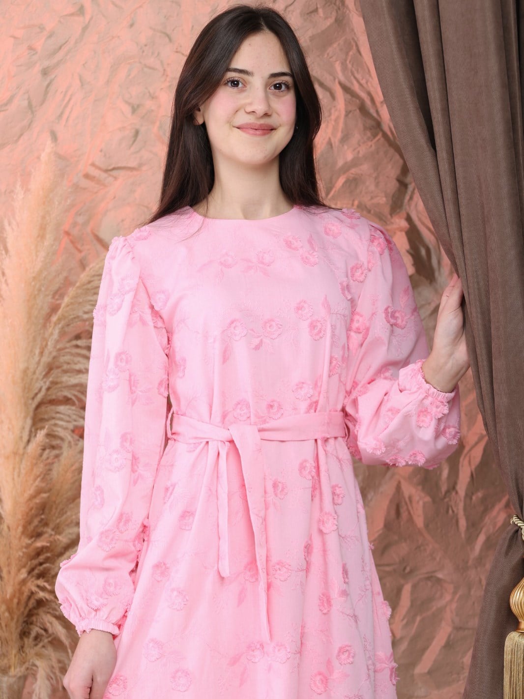 Efil Kız Çocuk Elbise Pembe