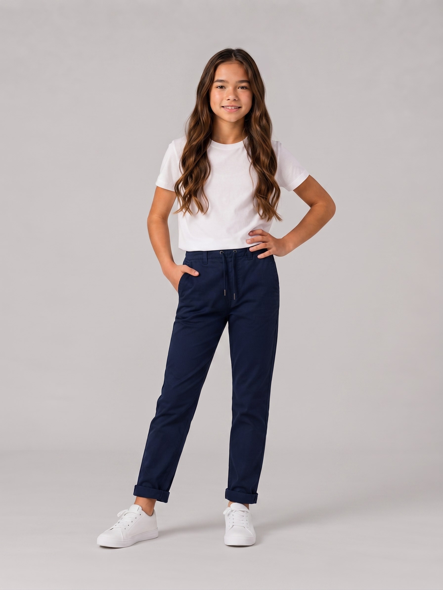Ekol Unisex Çocuk Okul Pantolonu Lacivert