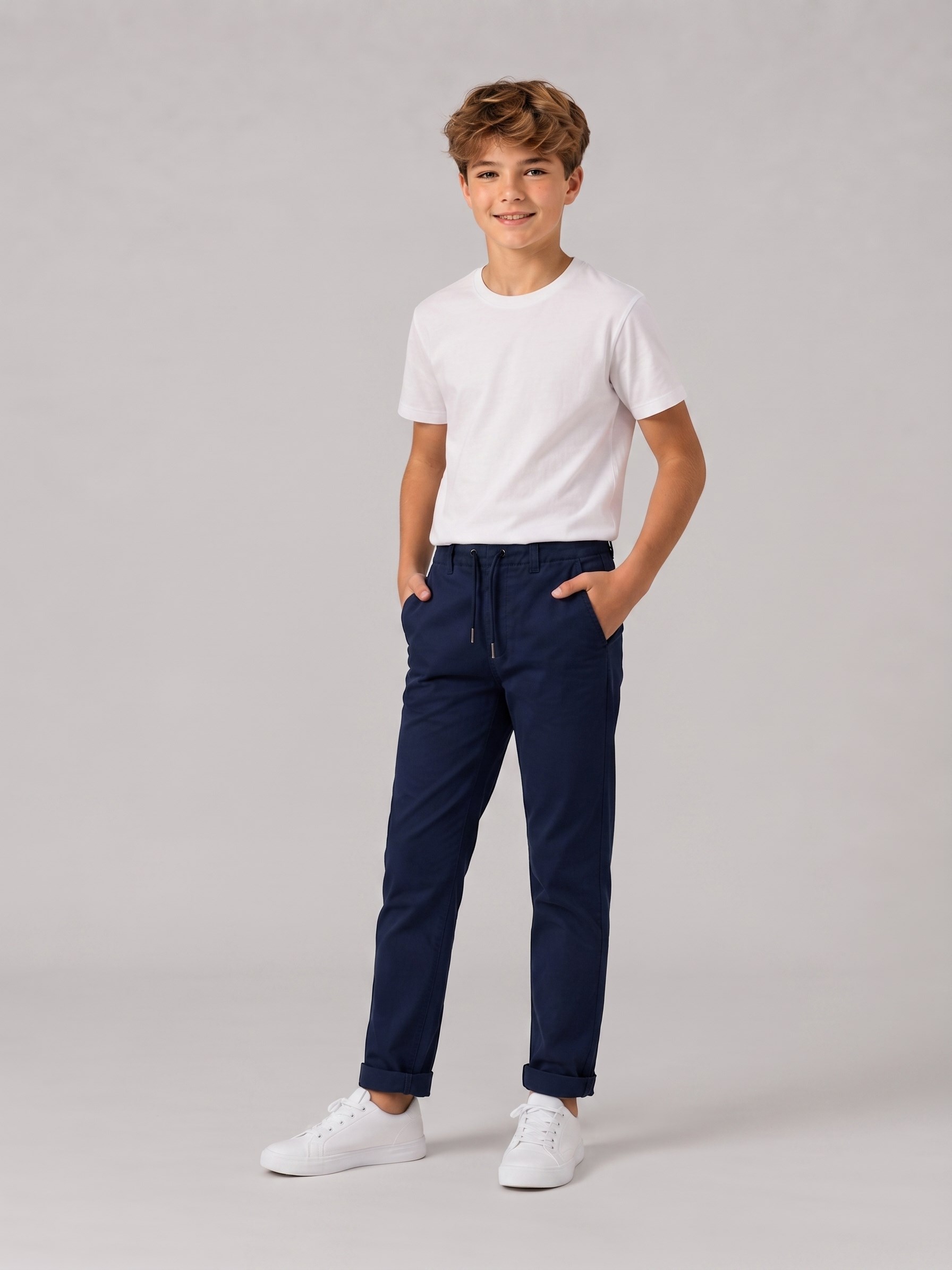 Ekol Unisex Çocuk Okul Pantolonu Lacivert