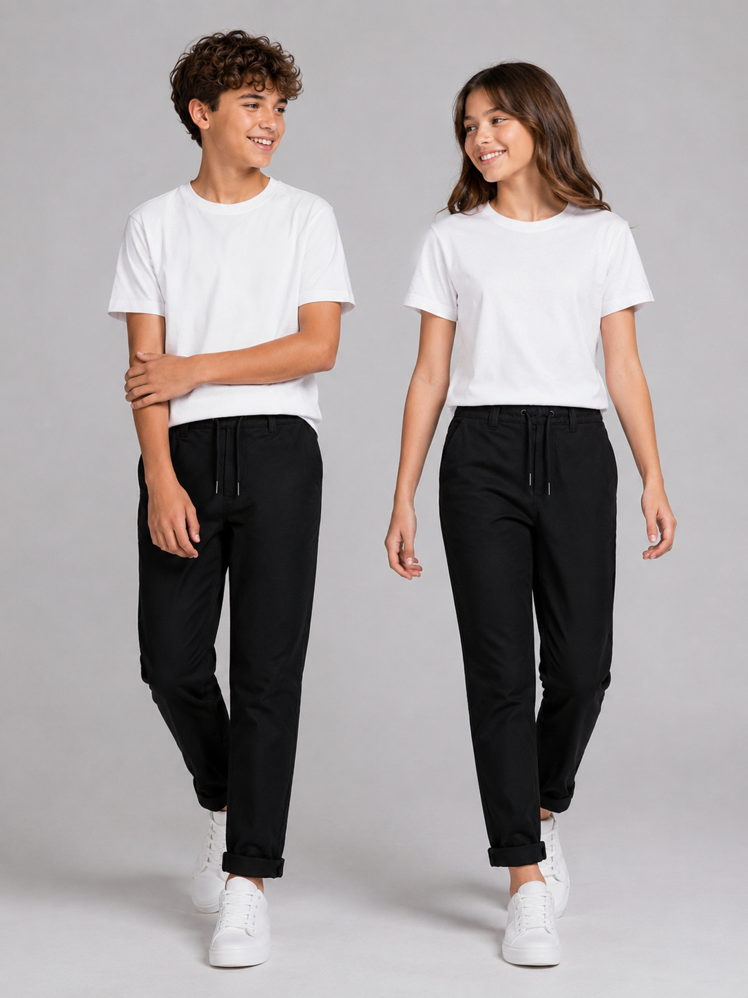 Ekol Unisex Çocuk Okul Pantolonu Siyah