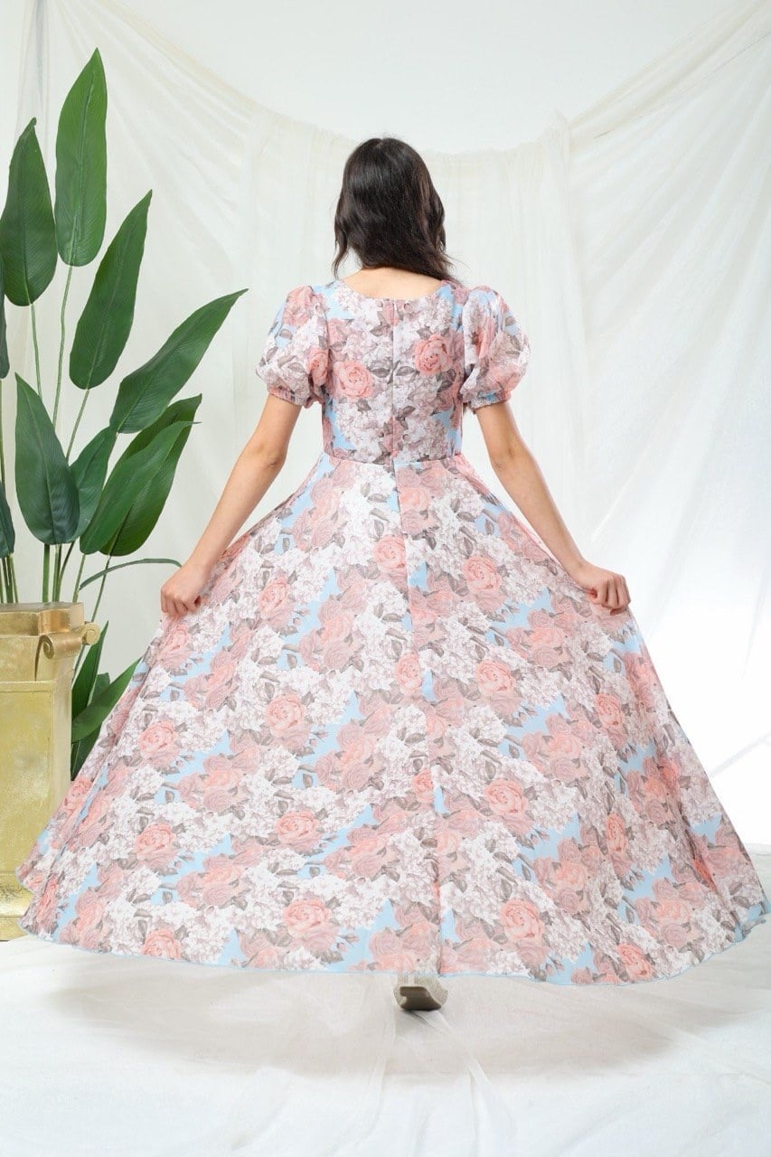 Flora Kız Çocuk Elbise Pembe