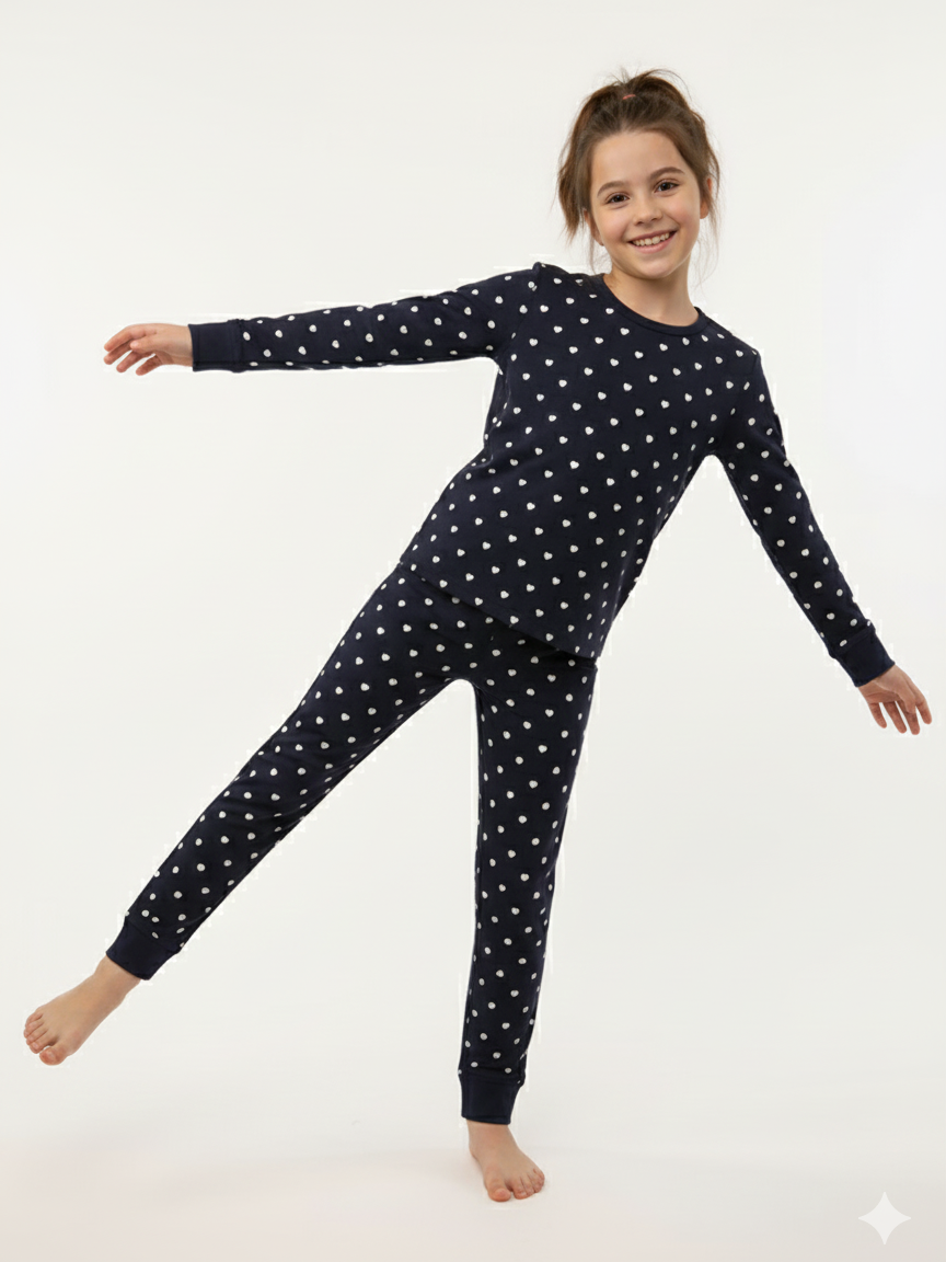 Gece Işıltısı Kız Çocuk Pijama Takımı